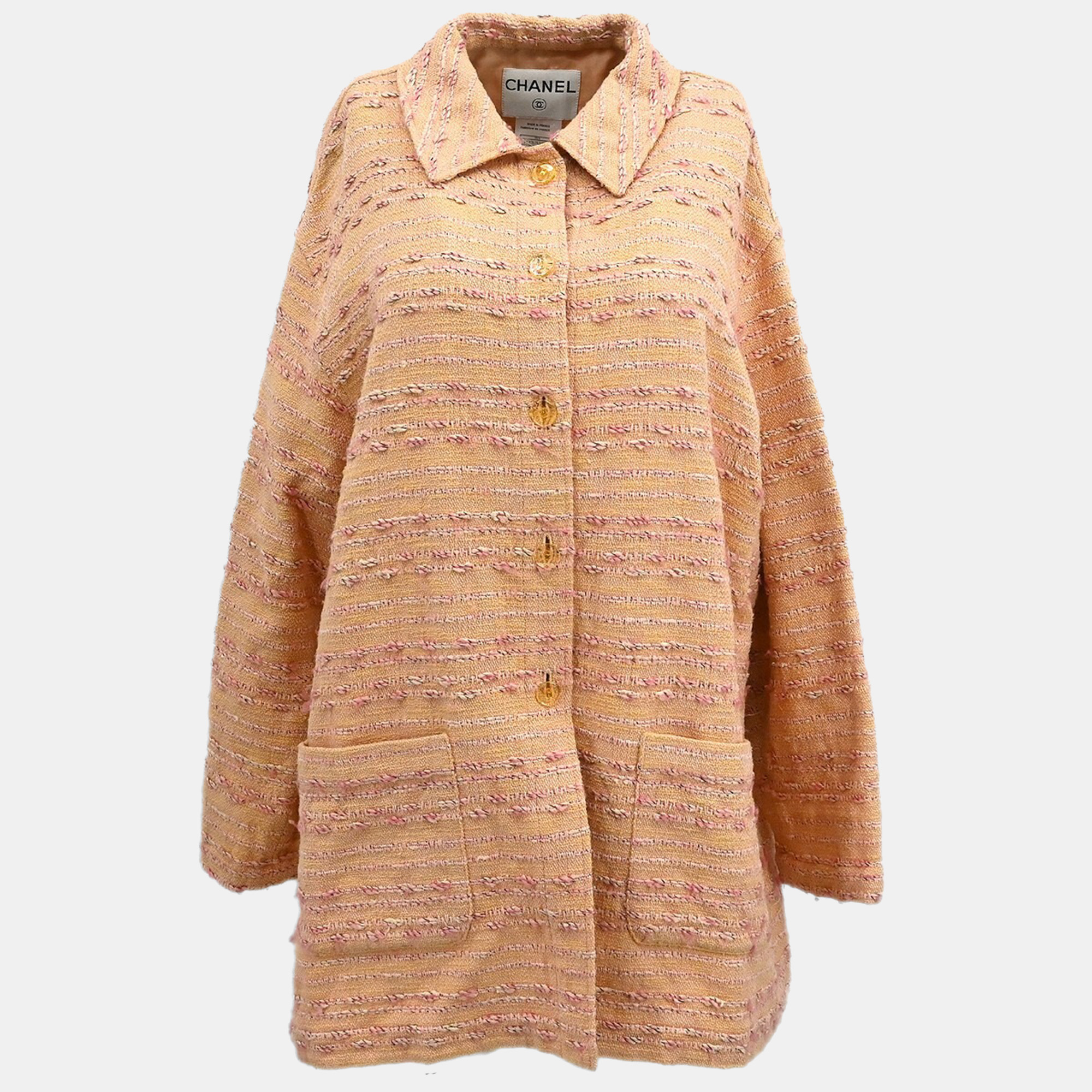 

Chanel Single Breasted Jacket Pink