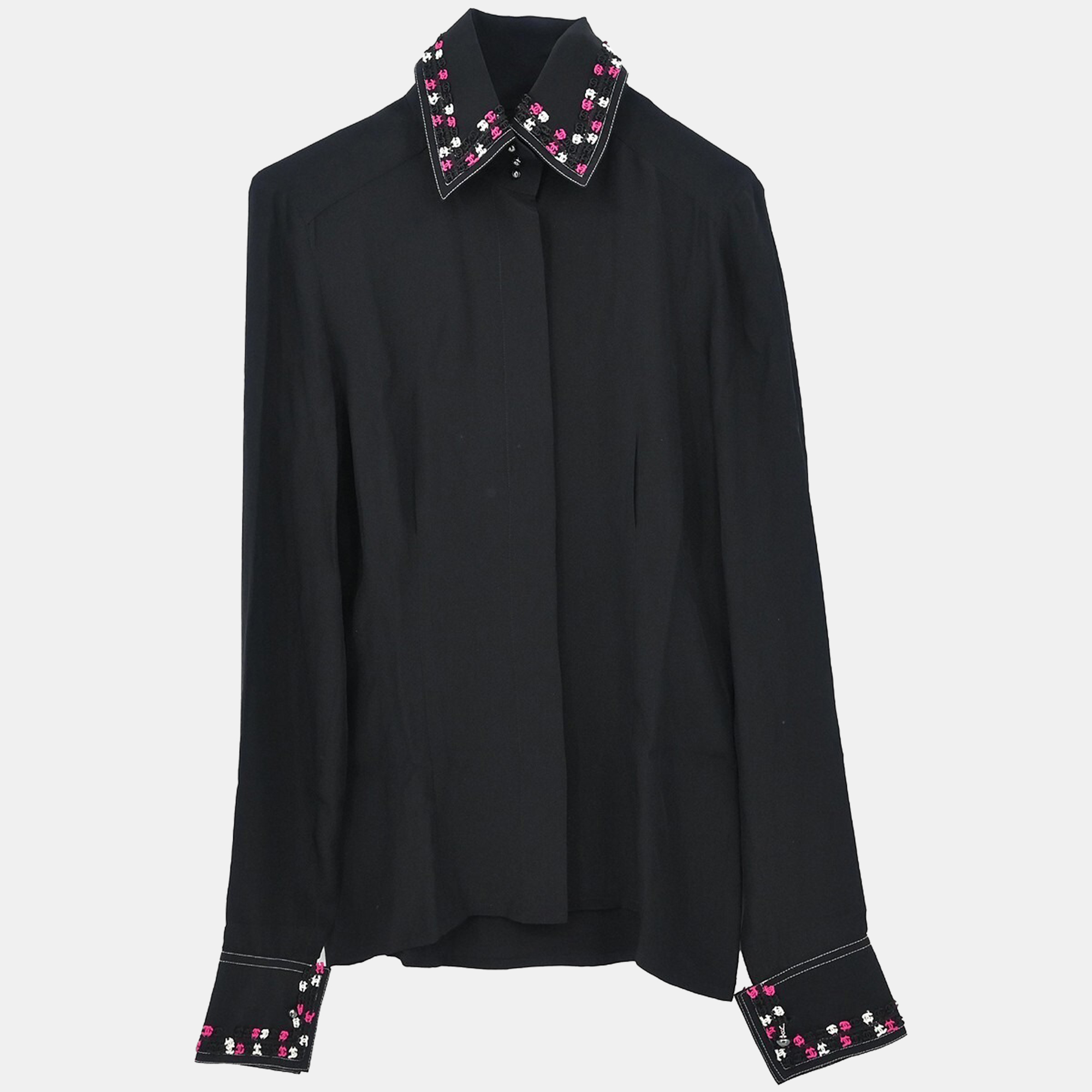 

Chanel Blouse Black Shirt