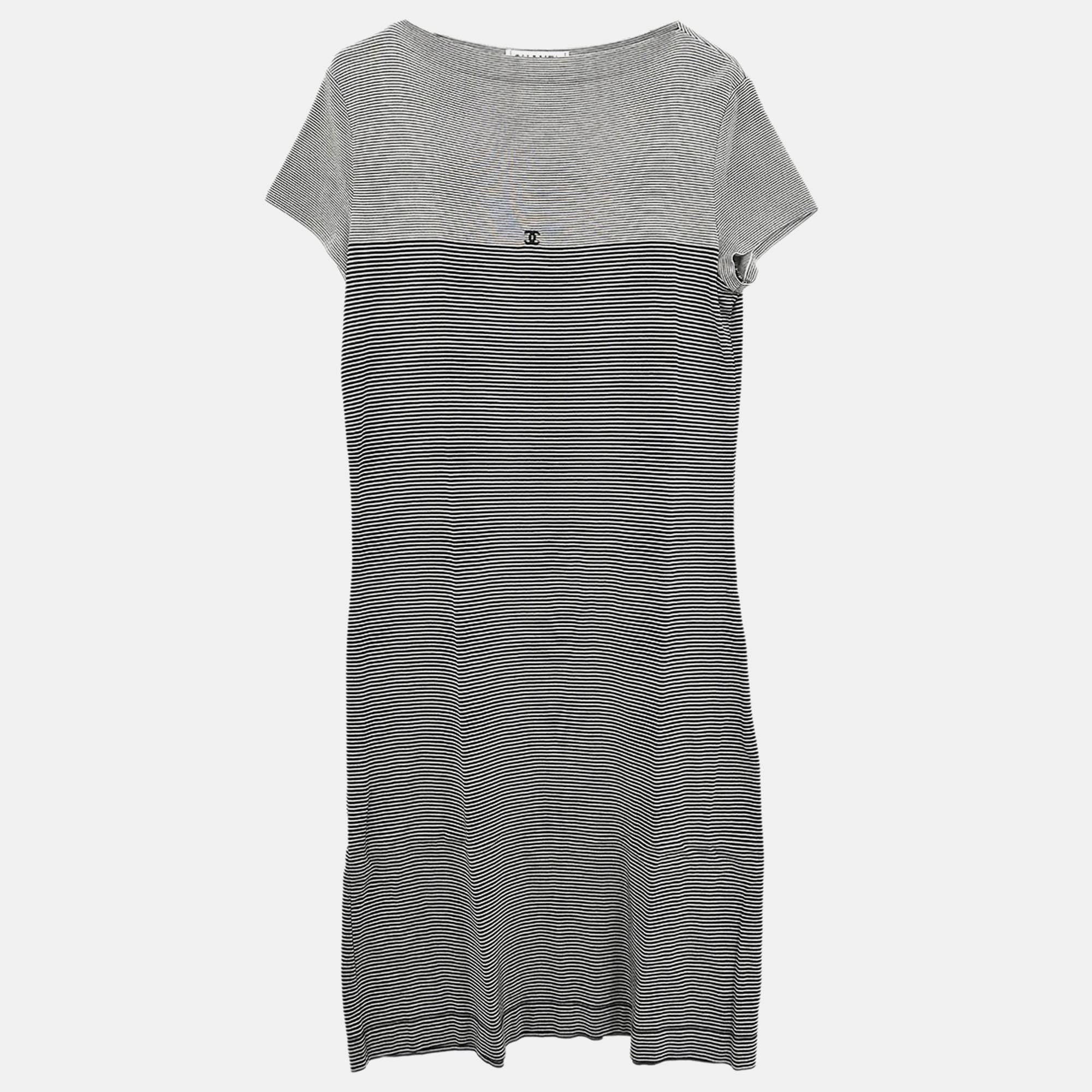 

Chanel Dress Black White 97C