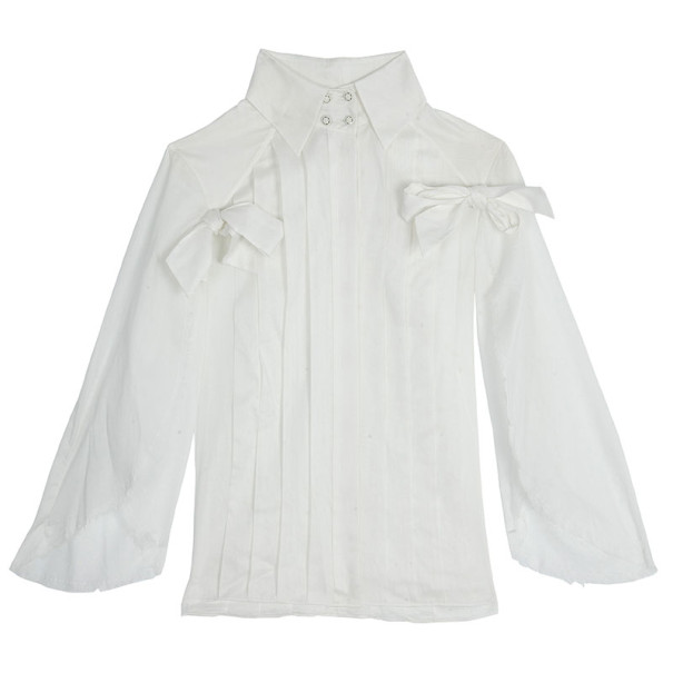 Chanel White Long Sleeve Shirt S
