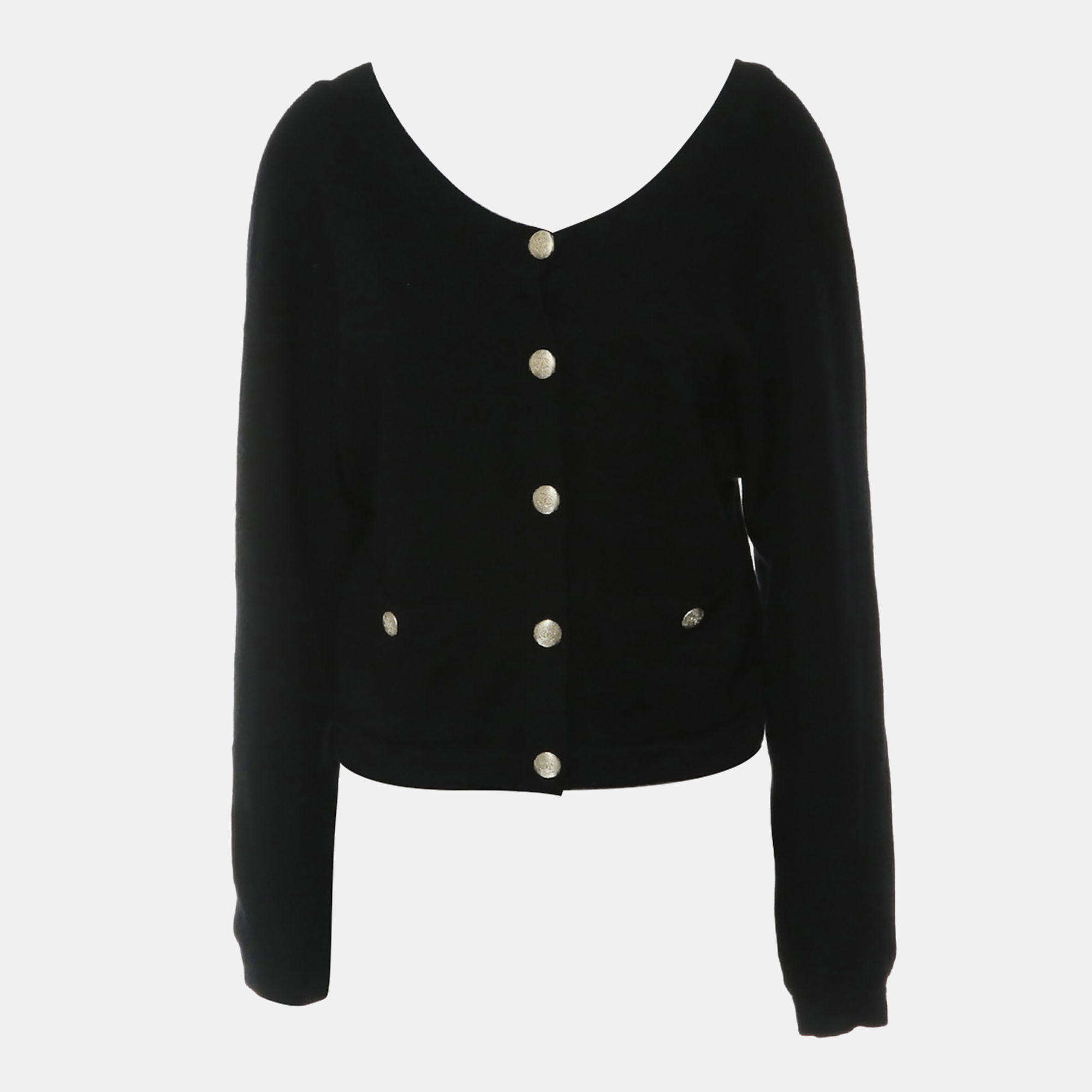 

Chanel Black Cashmere Cardigan