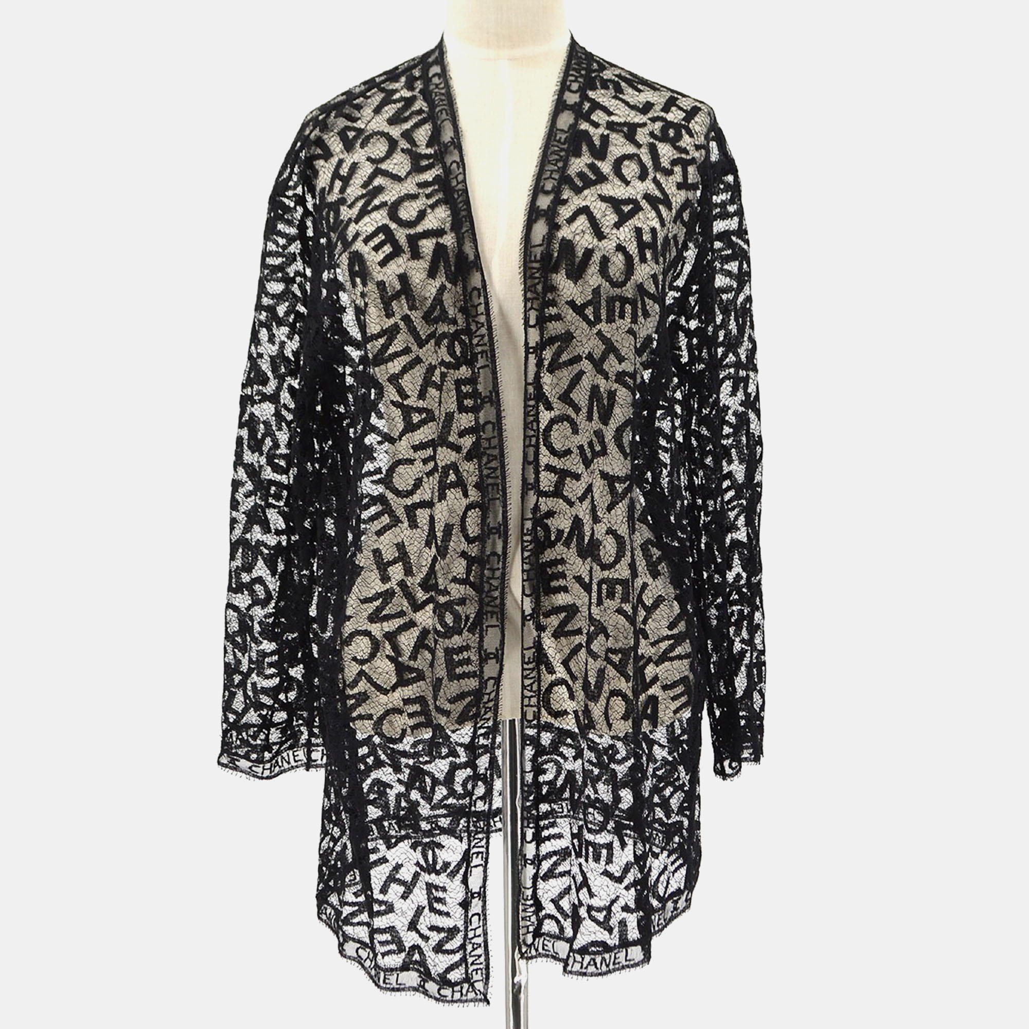 

Chanel Lace Cardigan Black 98A M