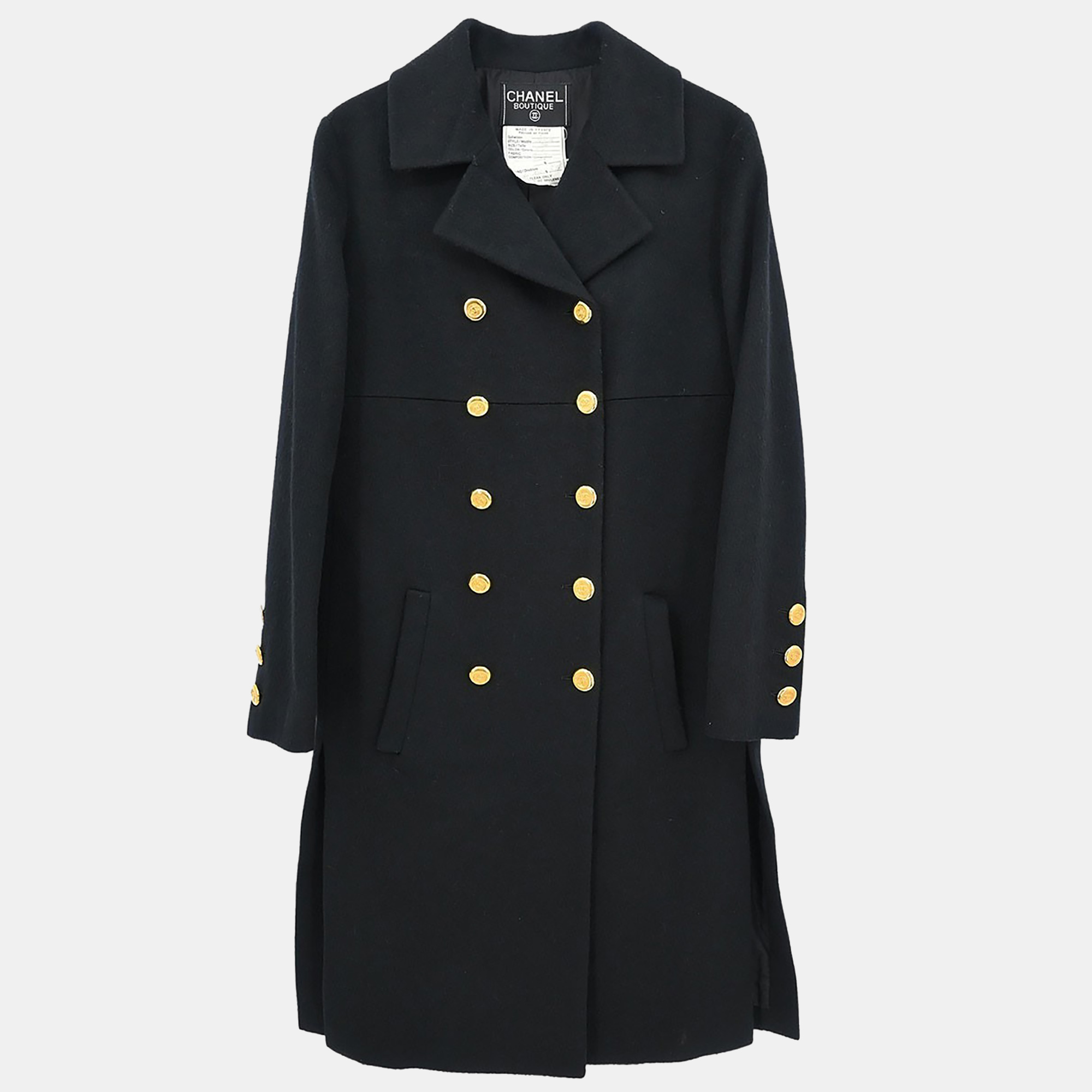 

Chanel Coat Black