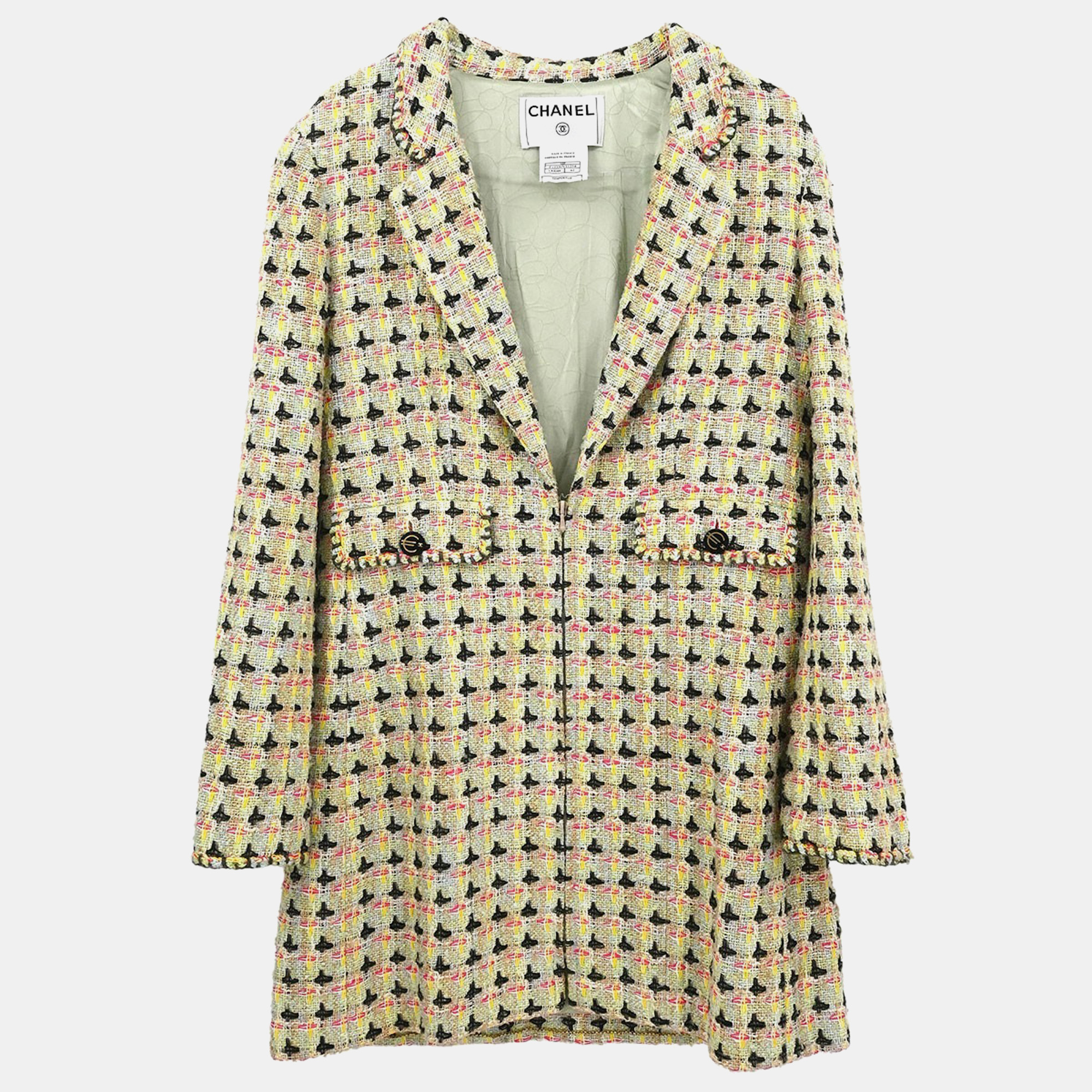 

Chanel Zip Up Jacket Light Green 02P L