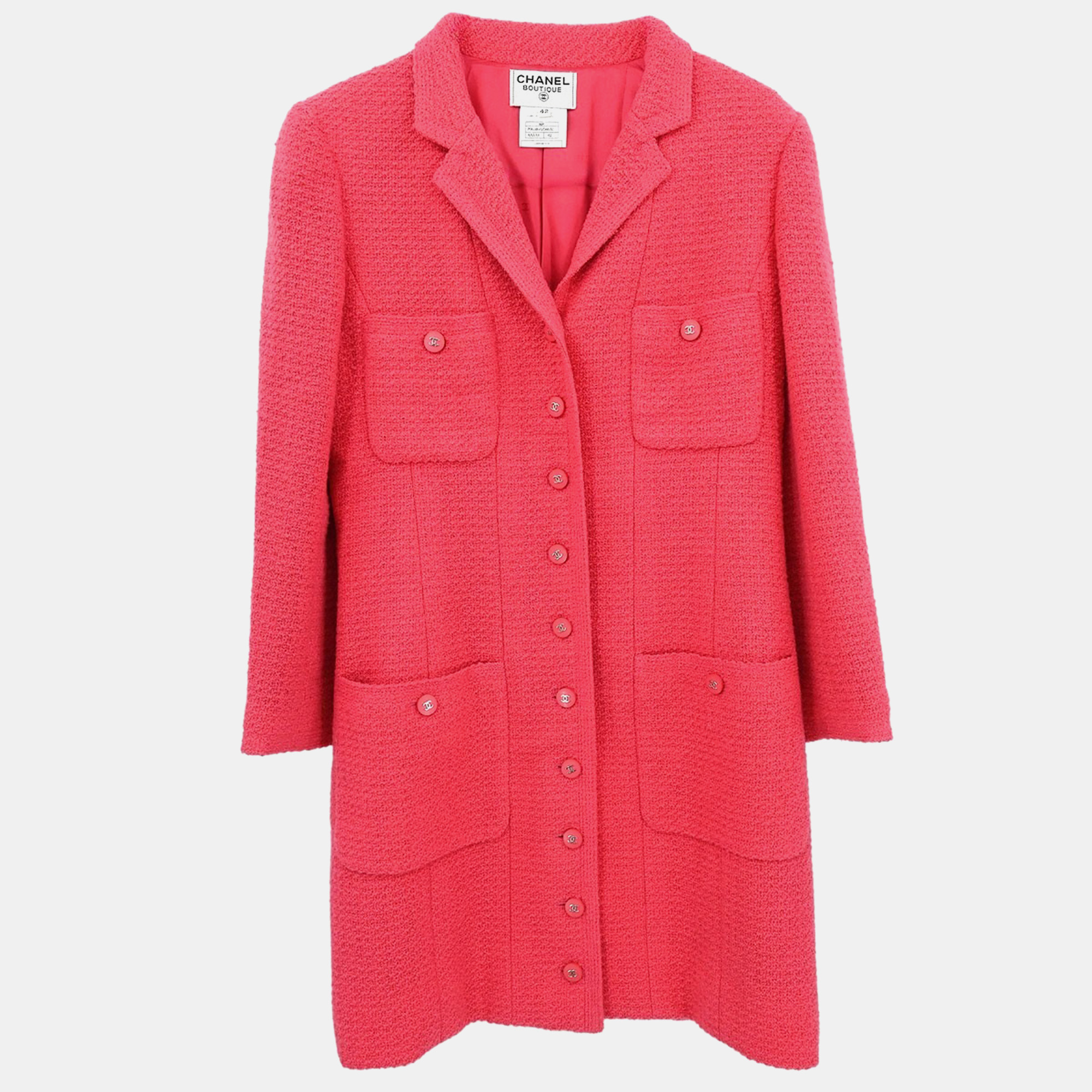 

Chanel Jacket Coat Pink L