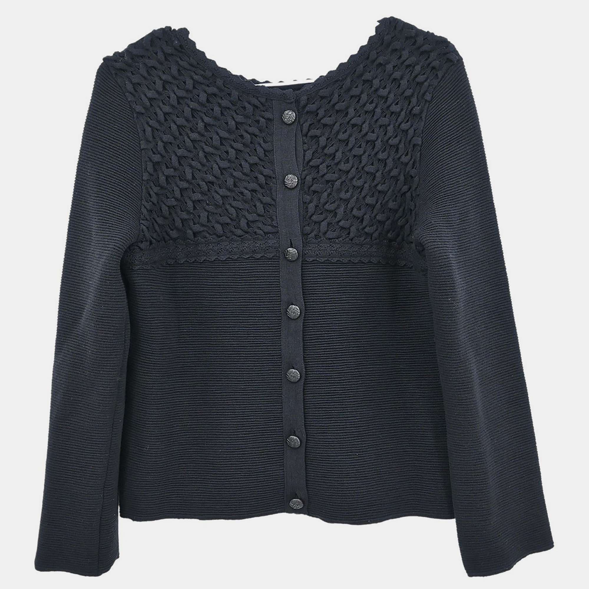 

Chanel Cardigan Black #38