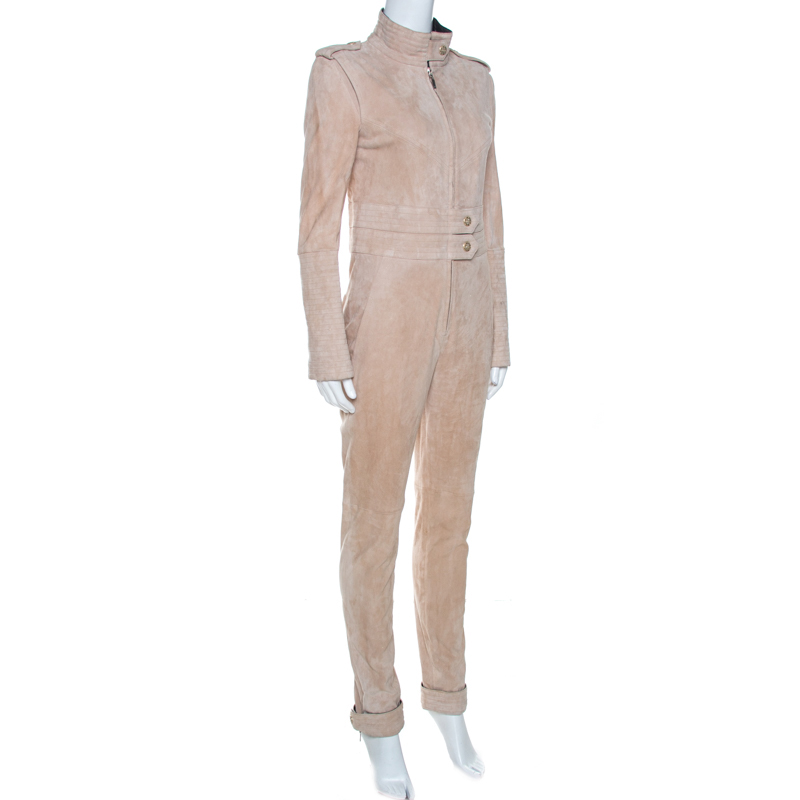 

Chanel Beige Suede Jumpsuit