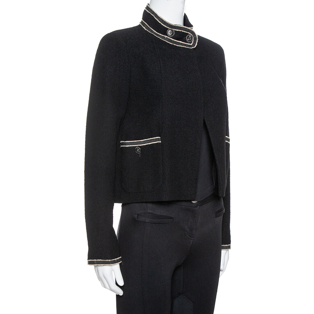 

Chanel Black Tweed Boucle Jacket