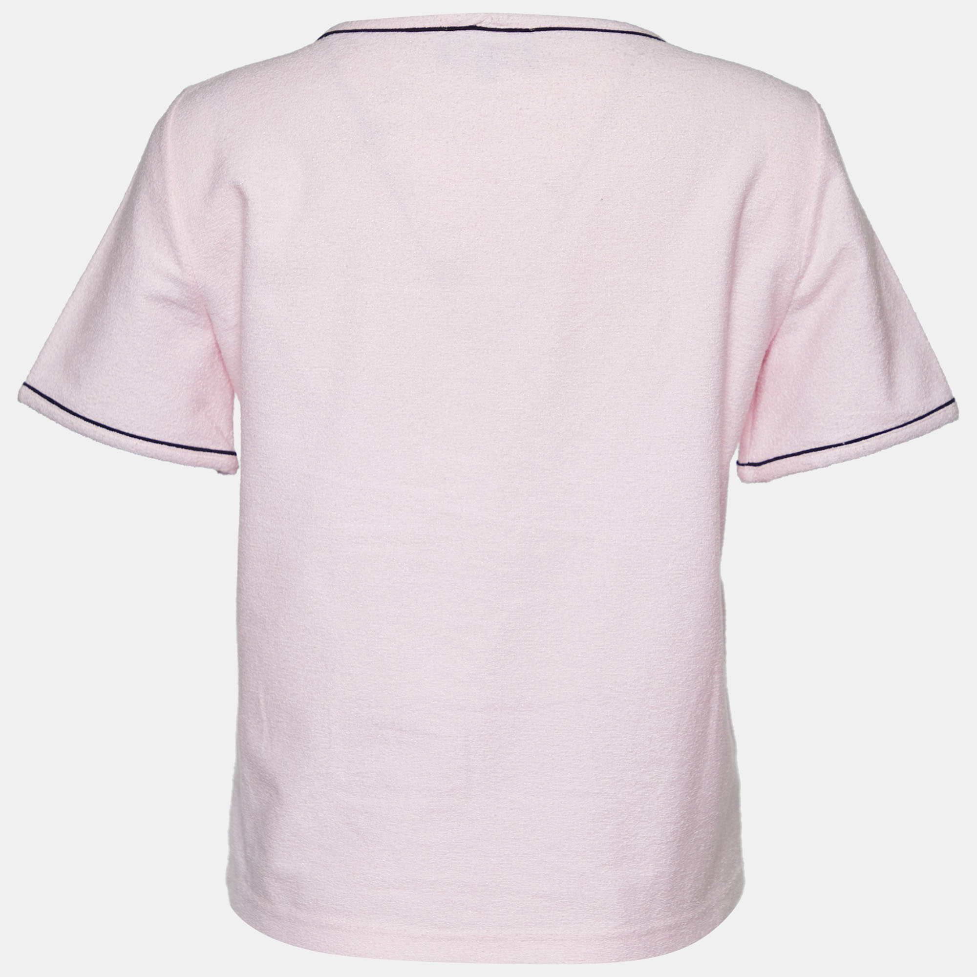 

Chanel Pink Terry Knit La Pausa T-Shirt