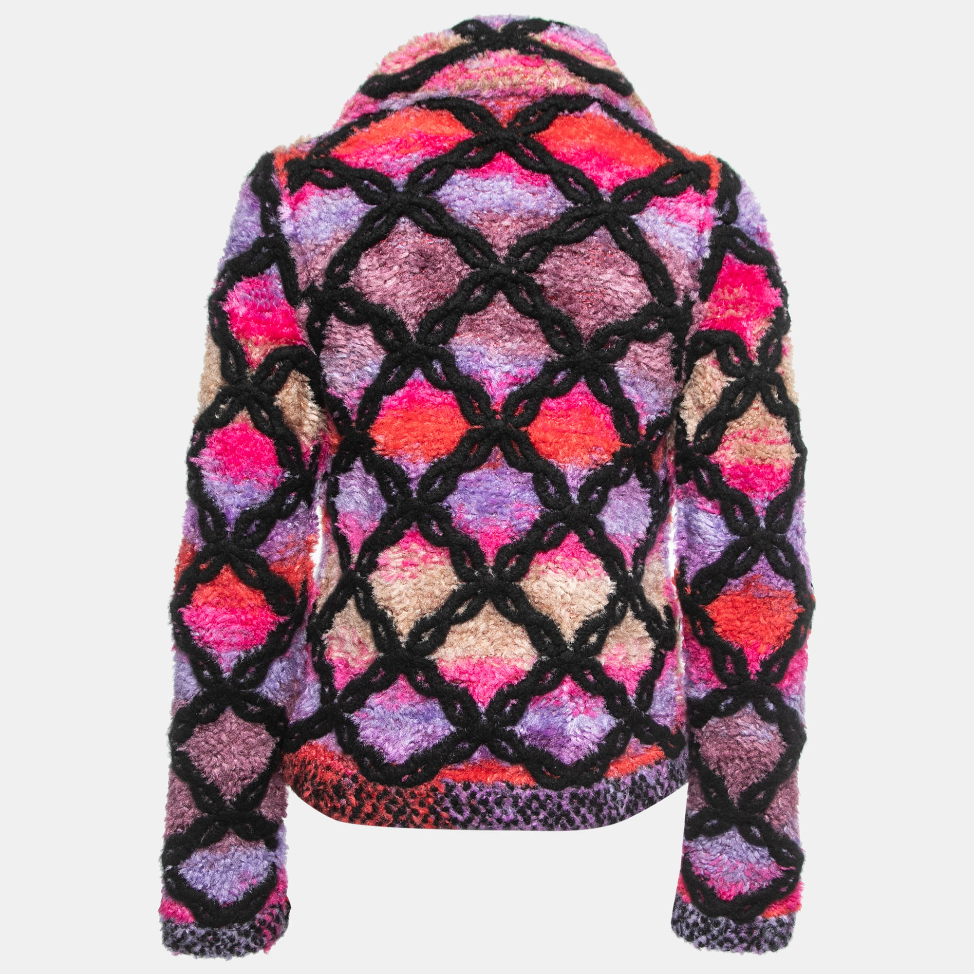 

Chanel Multicolor Wool Shearling Jacket