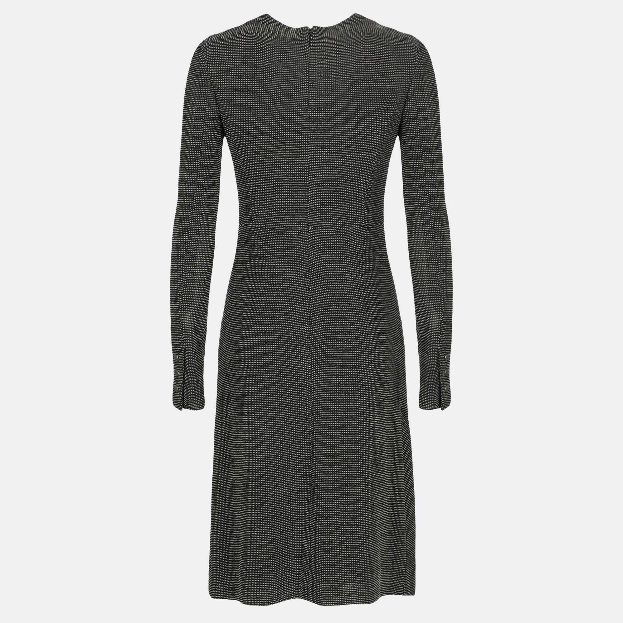 

Chanel Women' Wool Midi Dress - Black