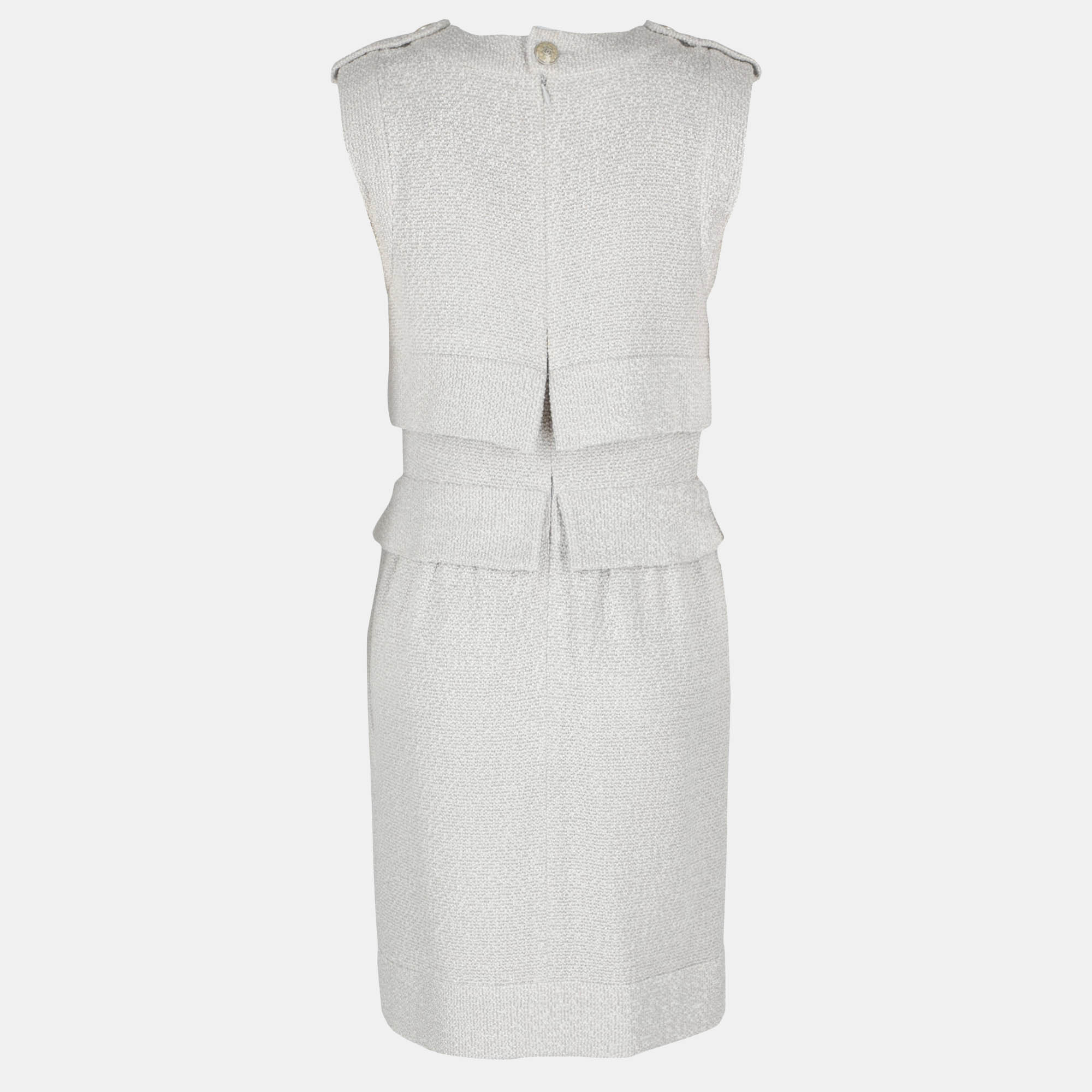 

Chanel Women' Synthetic Fibers Mini Dress - Grey