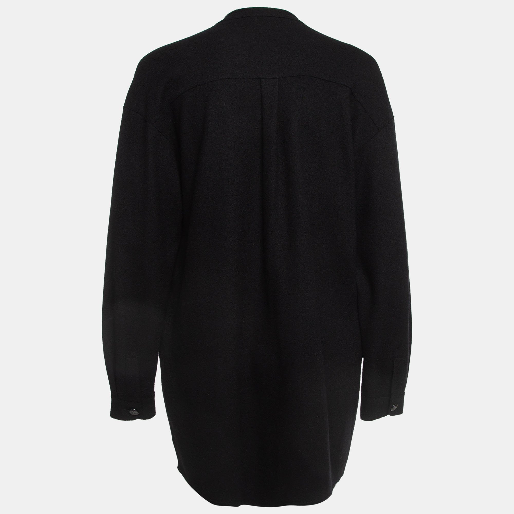 

Chanel Black Wool Salzburg Tunic Top