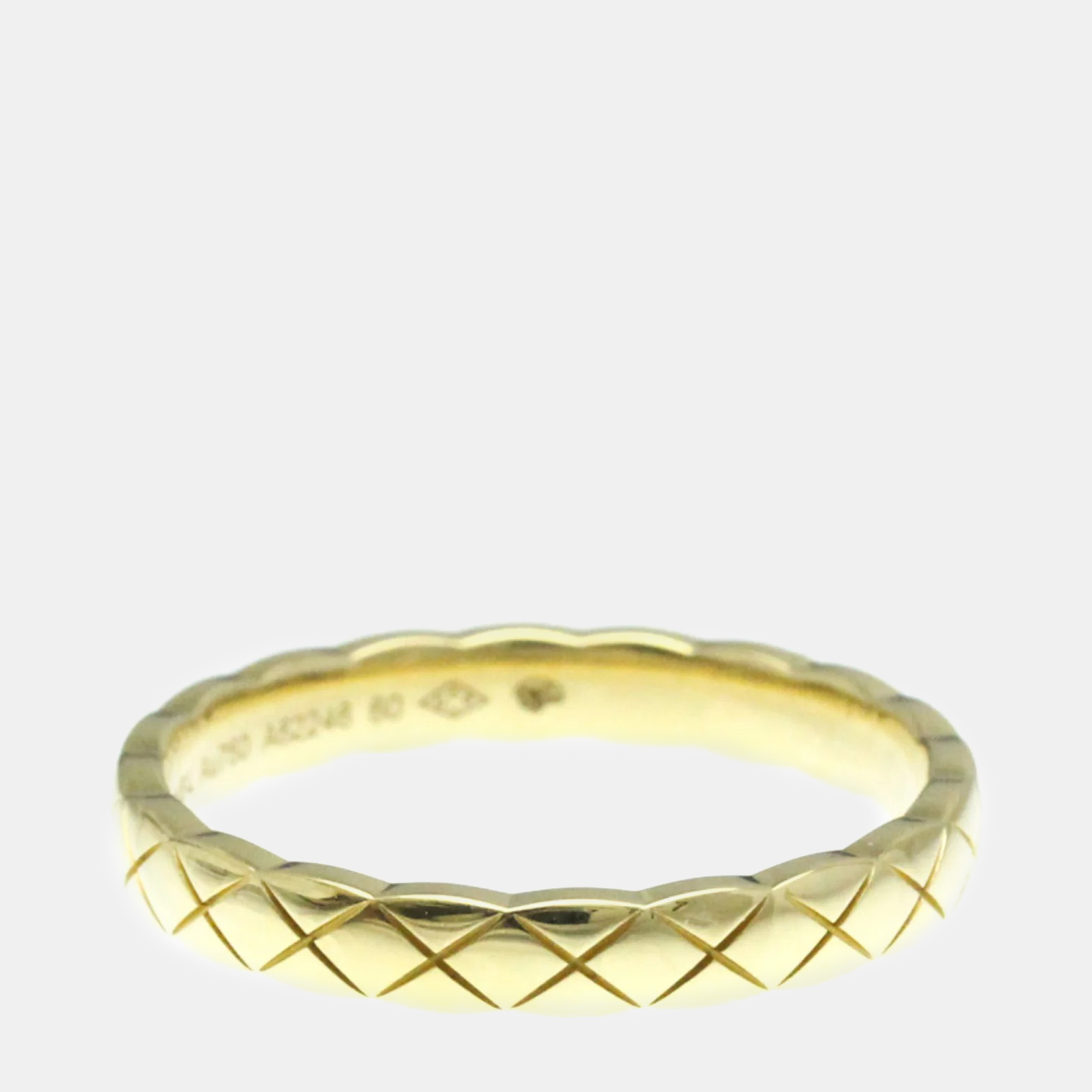 

Chanel Coco Crush Mini Ring Fashion No Stone Band Ring Gold
