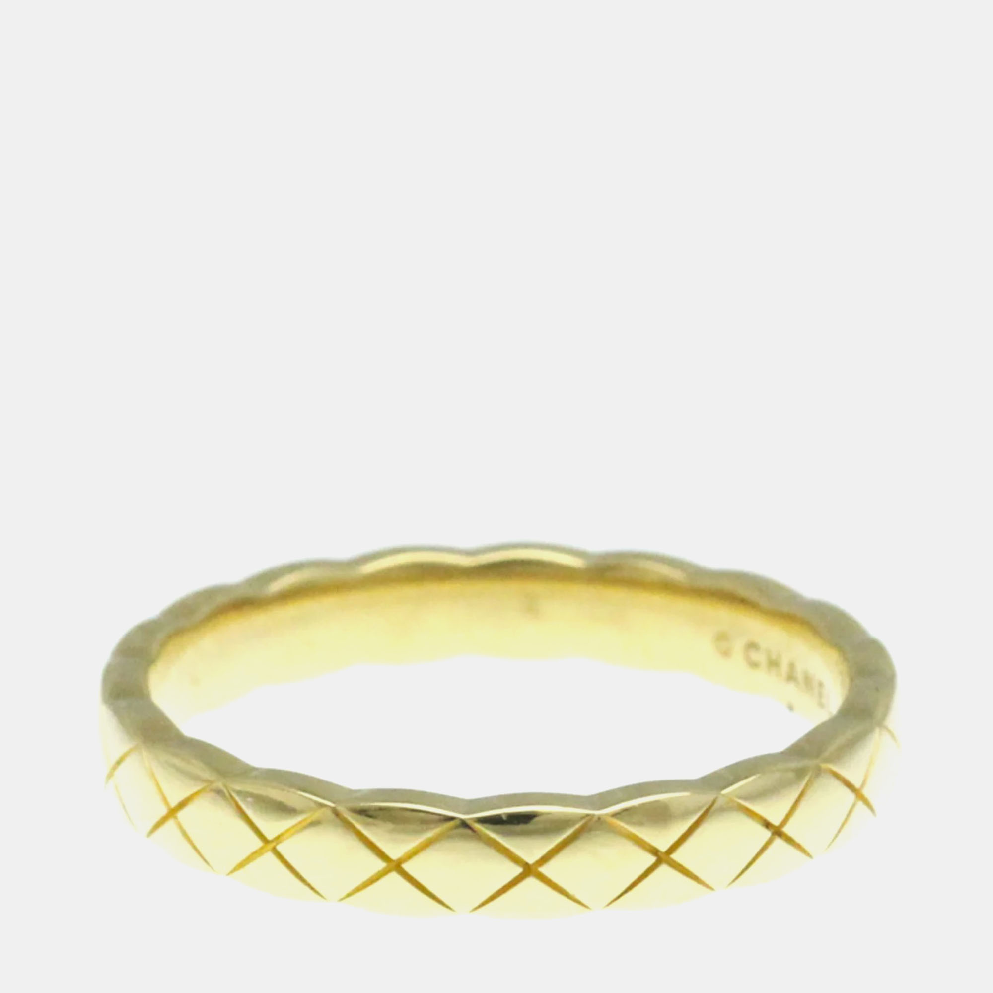 

Chanel Coco Crush Mini 18K Yellow Gold Band Ring EU