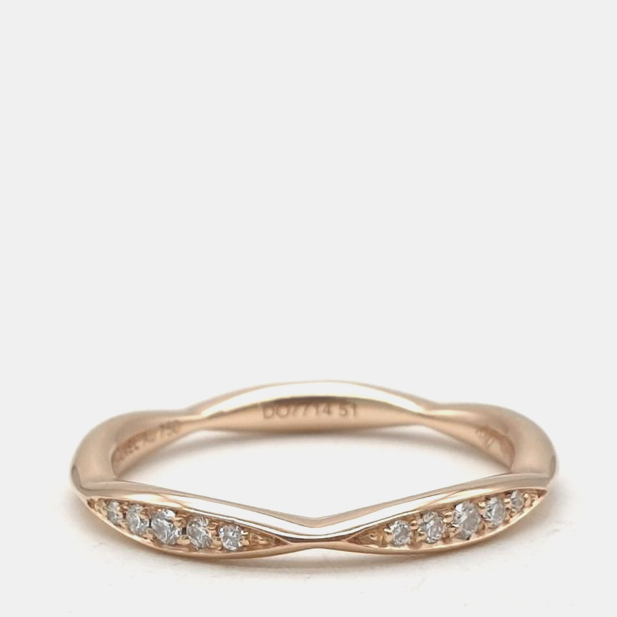 

Chanel Diamond Camellia Ring EU, Multicolor