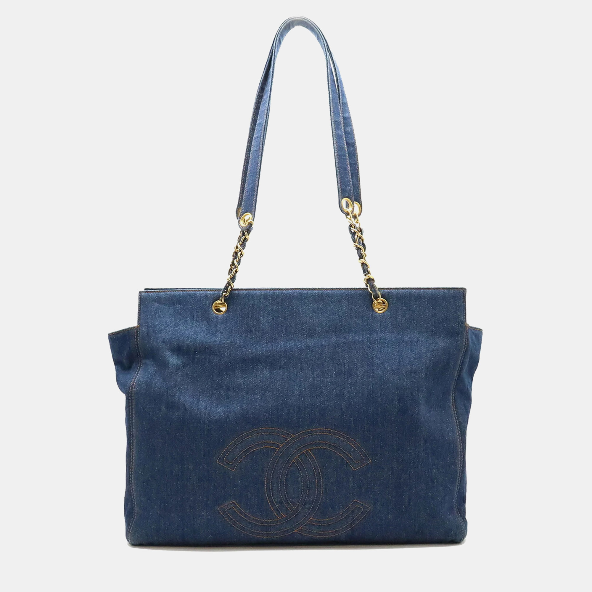 

Chanel Blue Denim GST Tote Bag