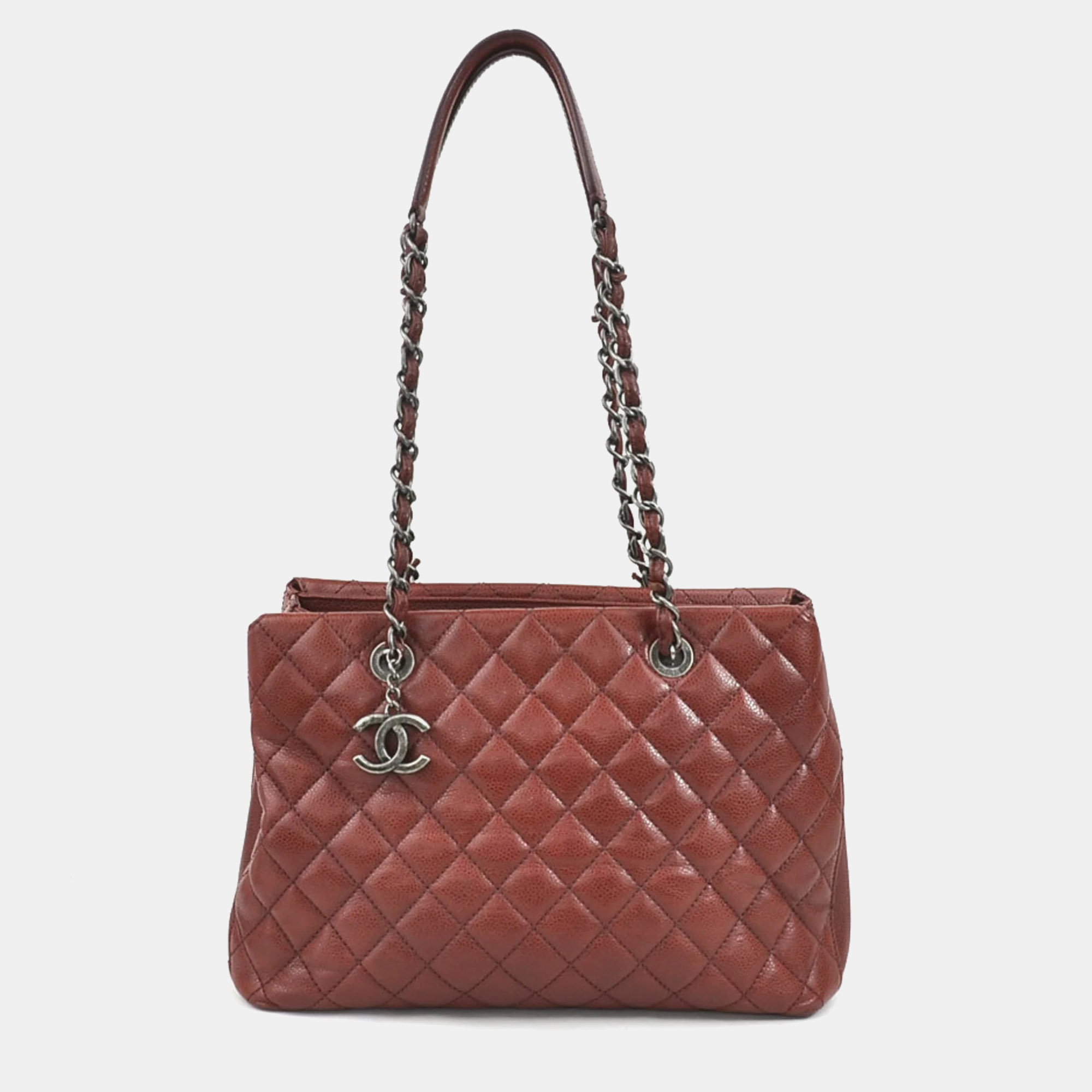 

Chanel Bordeaux Quilted Caviar Large City Shopping Tote Bag, Burgundy