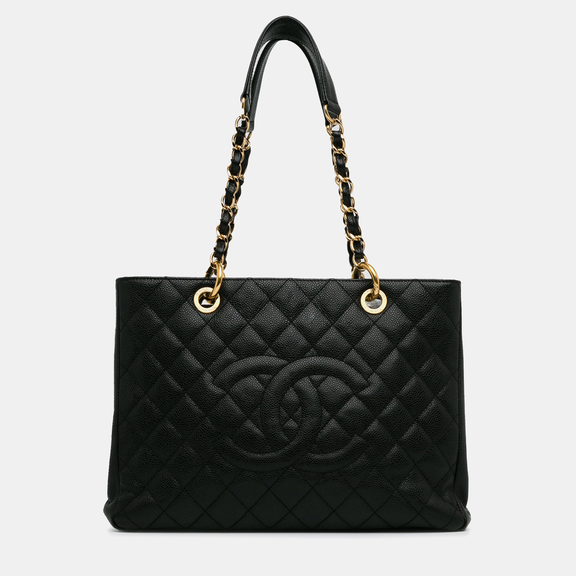 

Chanel Caviar Grand Shopping Tote, Black