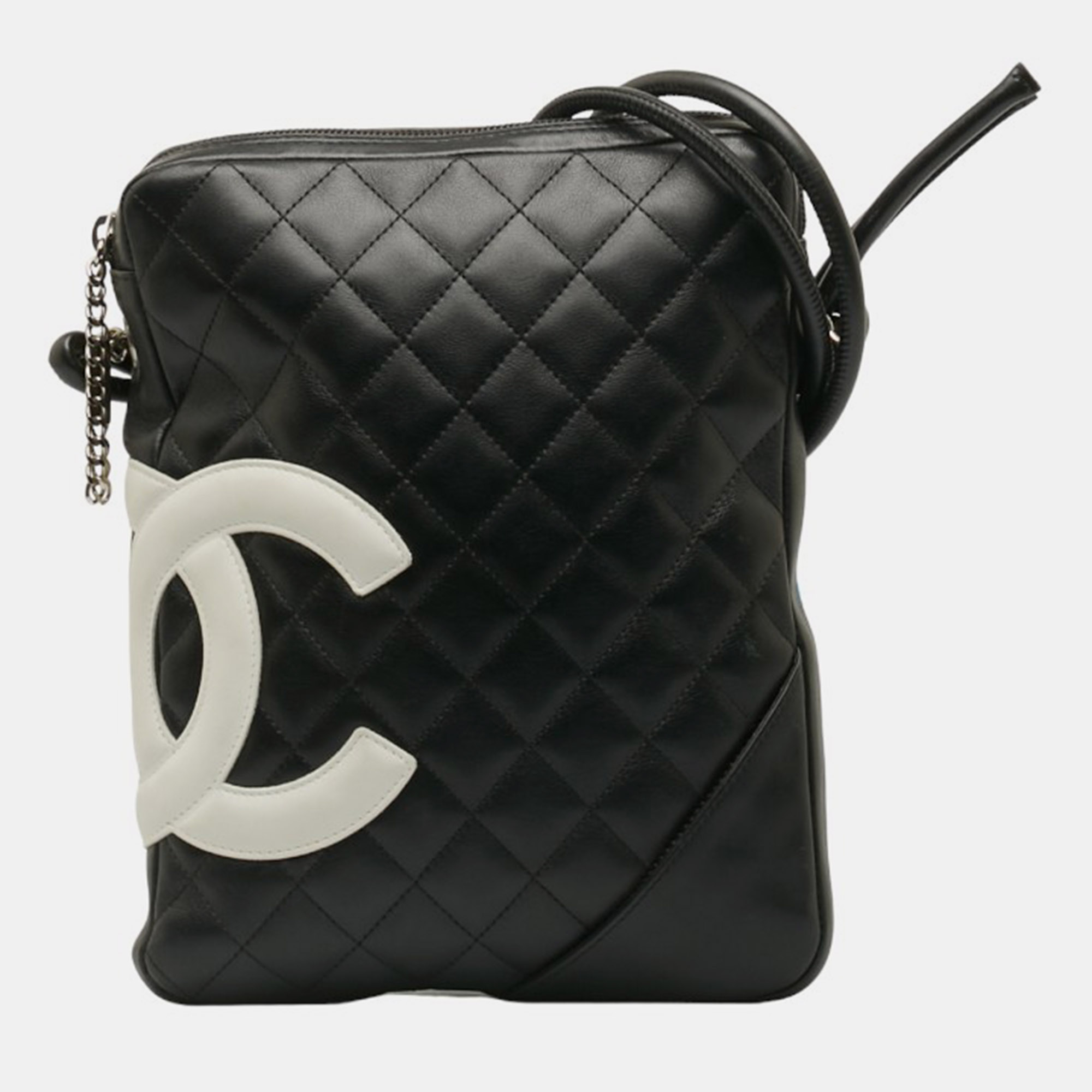 

Chanel Black Quilted Leather Cambon Crossbody Bag