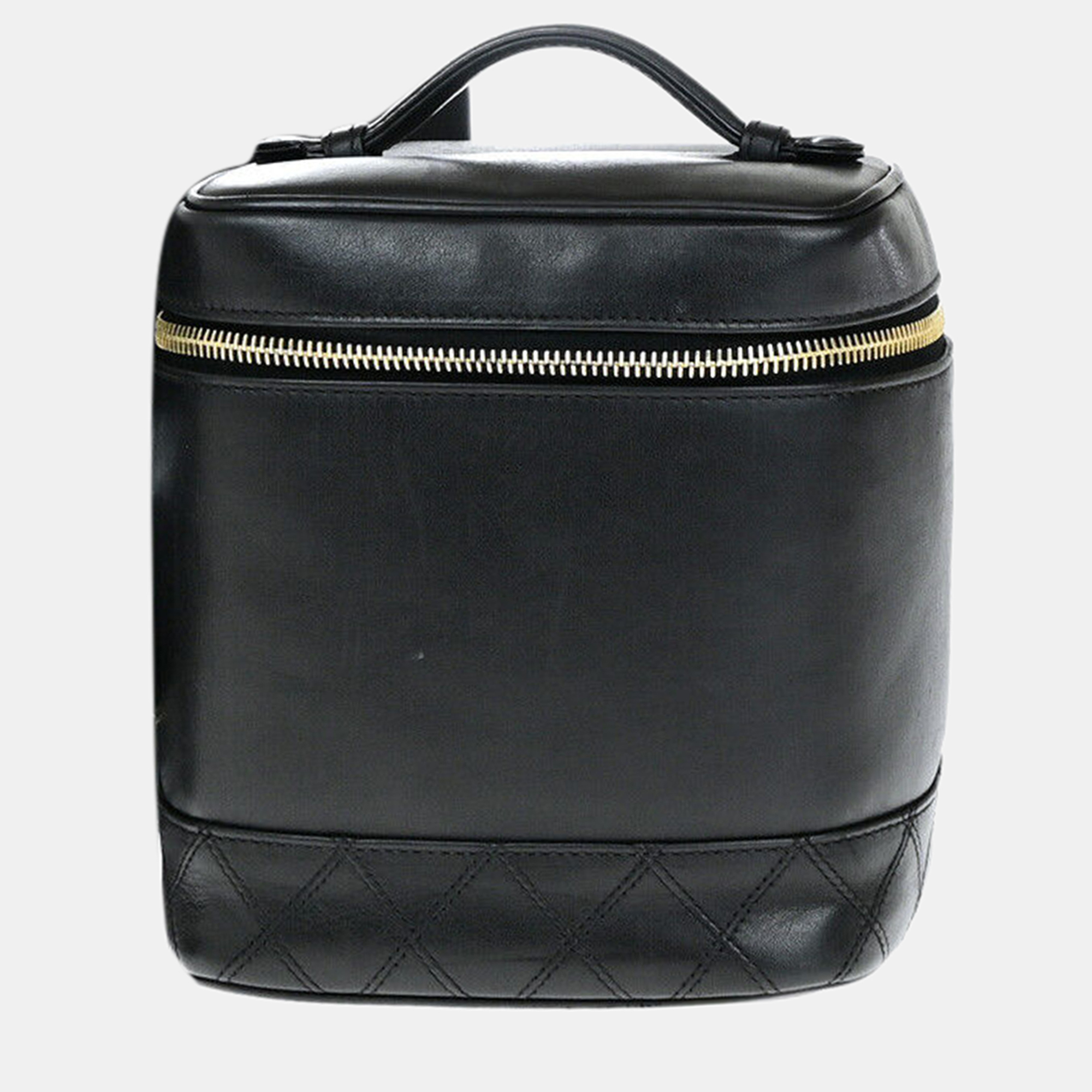 

Chanel Black Leather Vanity Case Shoulder Bag