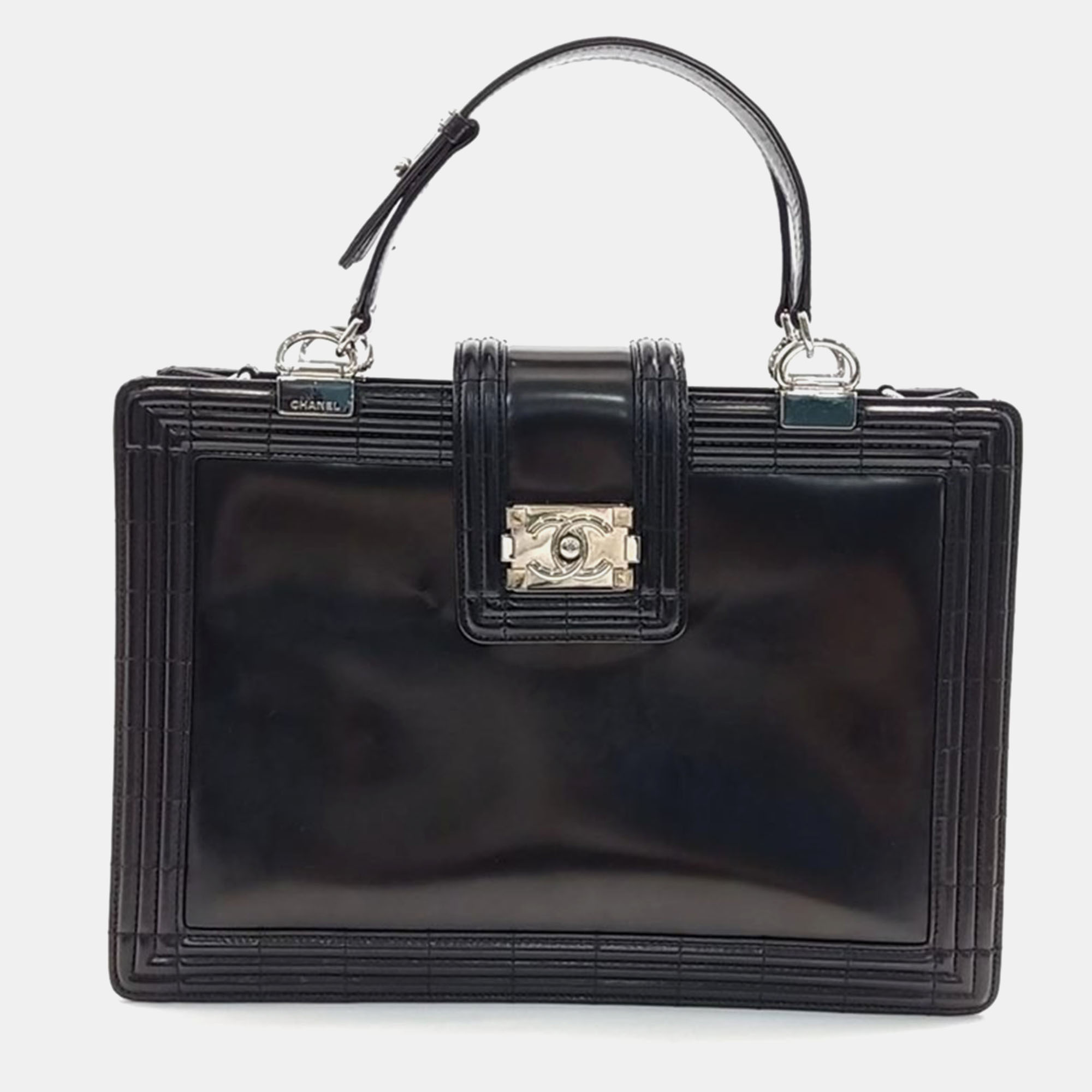 

Chanel Boy Tote Bag, Black