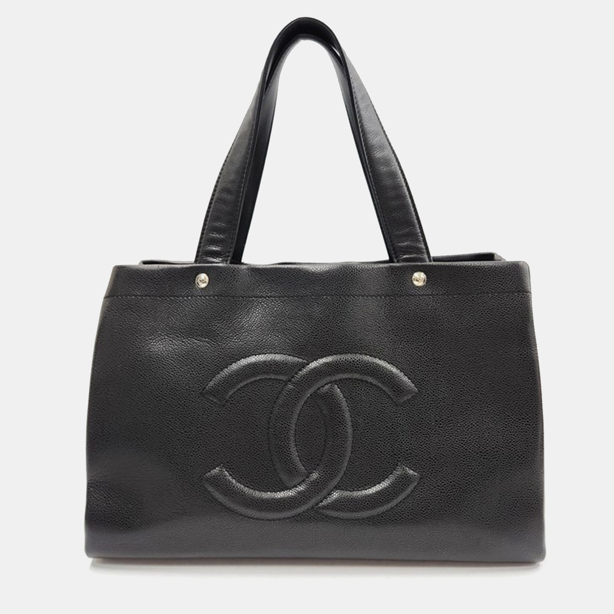 

Chanel Black Caviar Leather shoulder bag