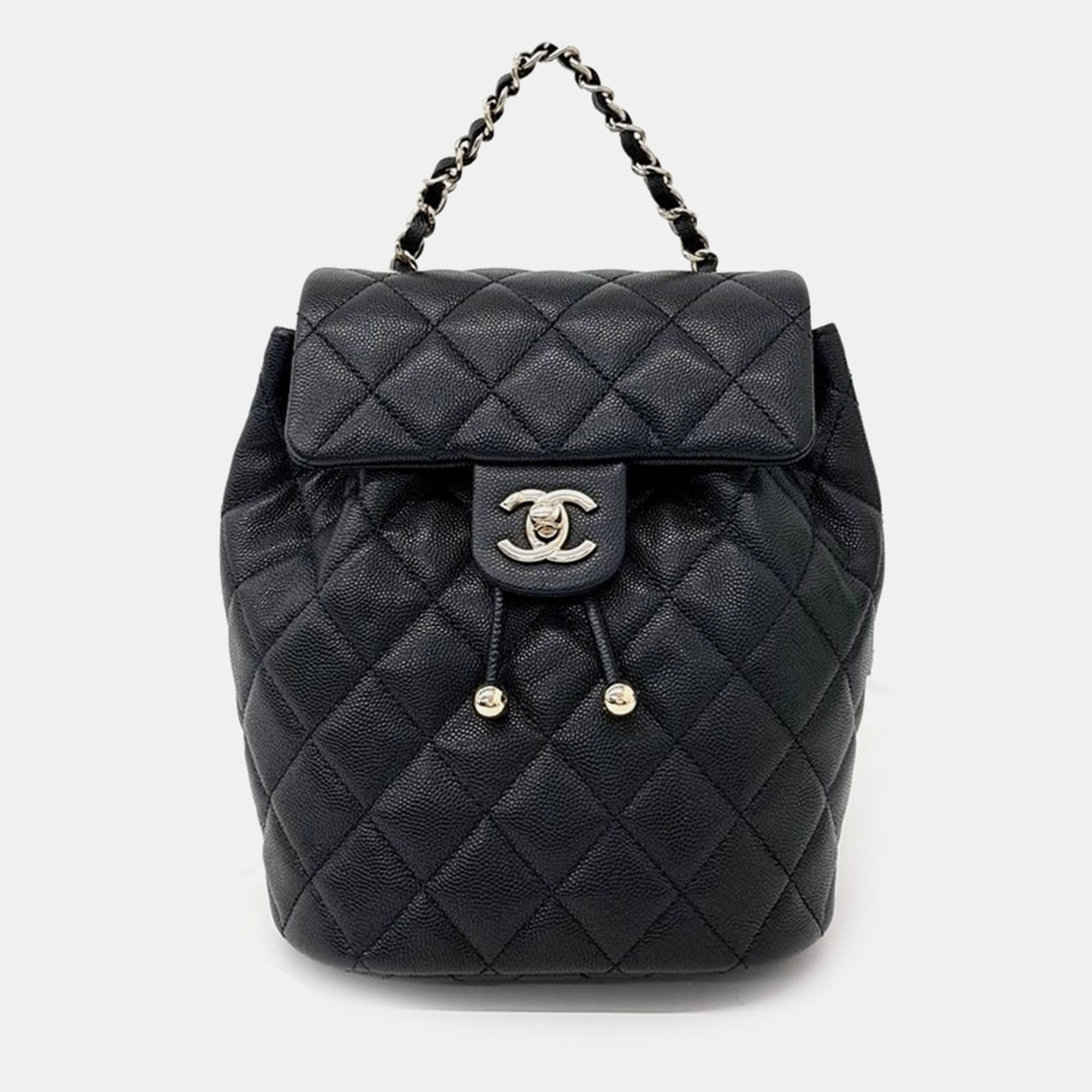 

Chanel Black Caviar Leather Urban Spirit Backpack