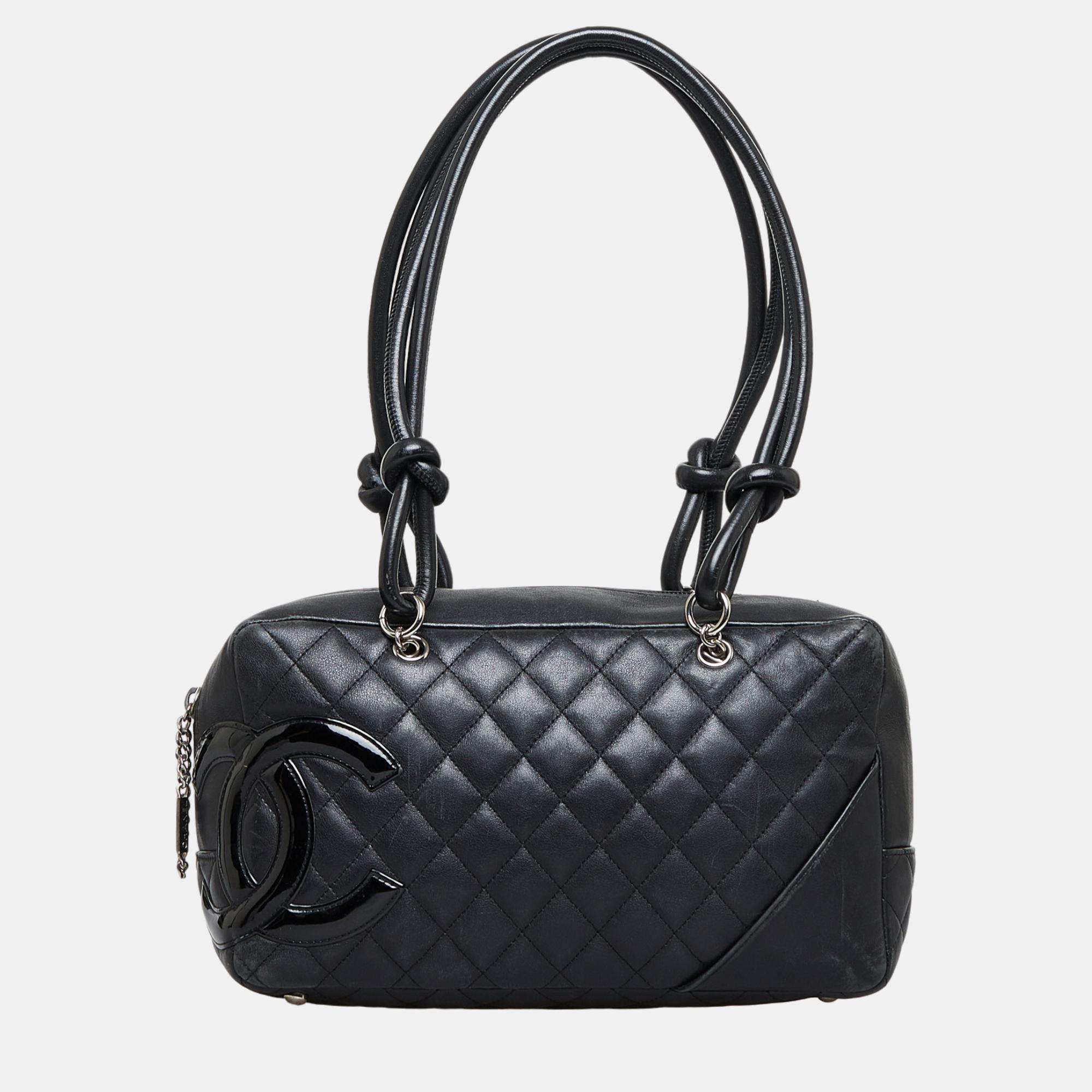 

Chanel Black Cambon Ligne Shoulder Bag