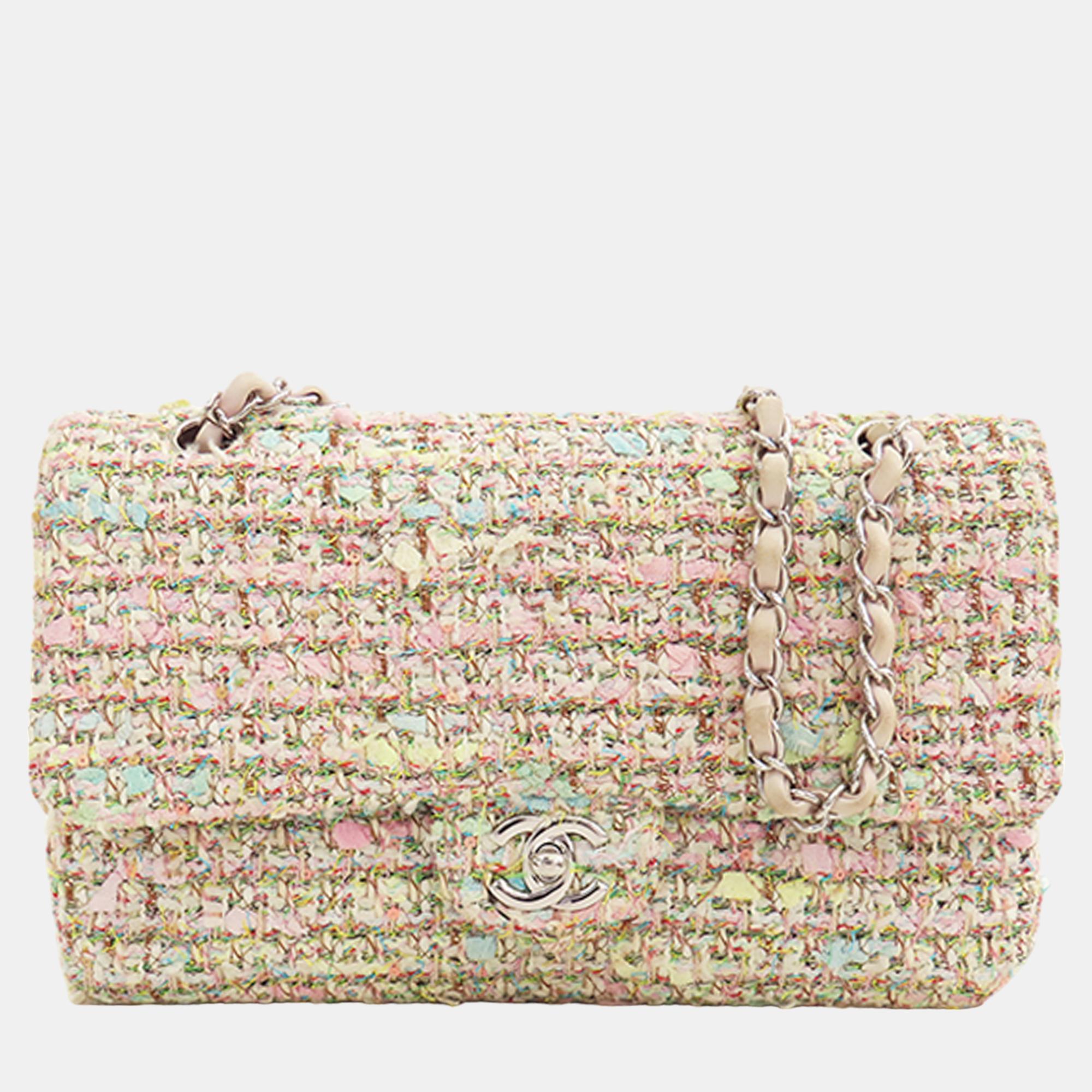 

Chanel Multicolour Medium Classic Tweed Double Flap, Multicolor