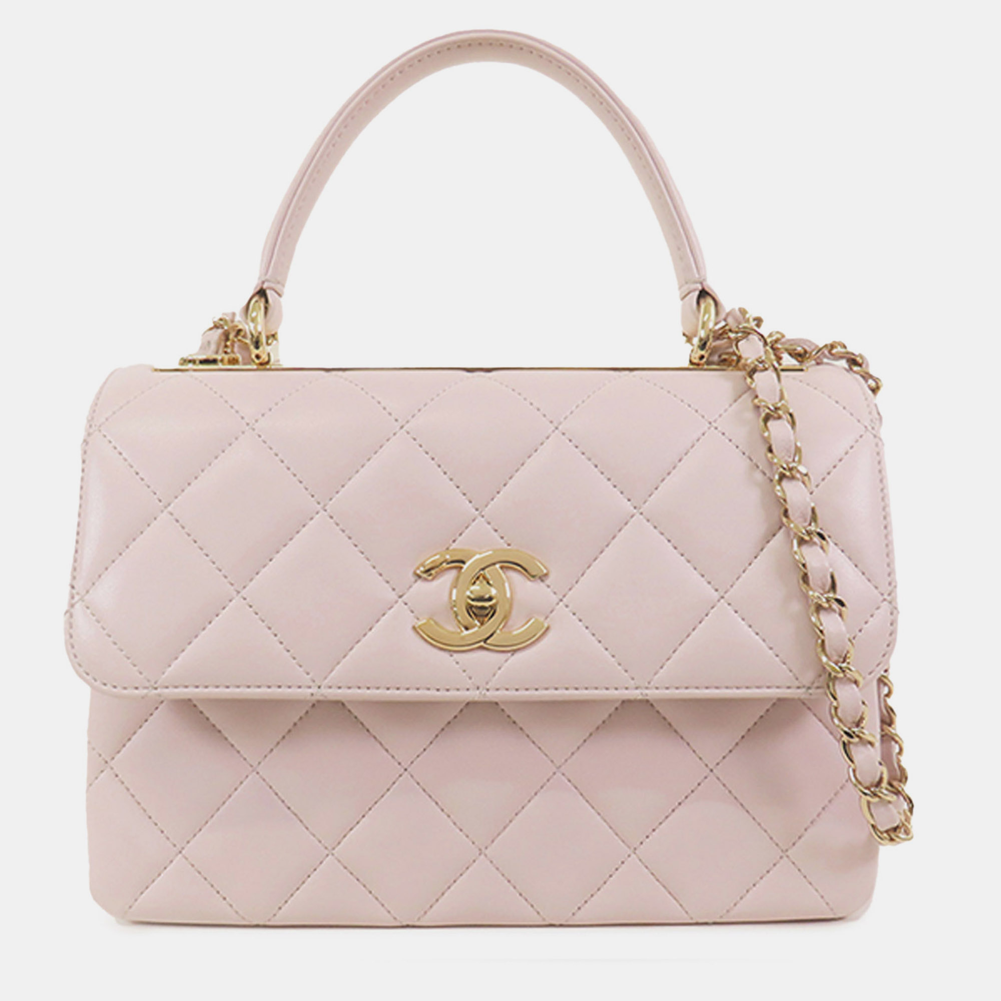 

Chanel Small Lambskin Trendy CC Flap Bag, Pink