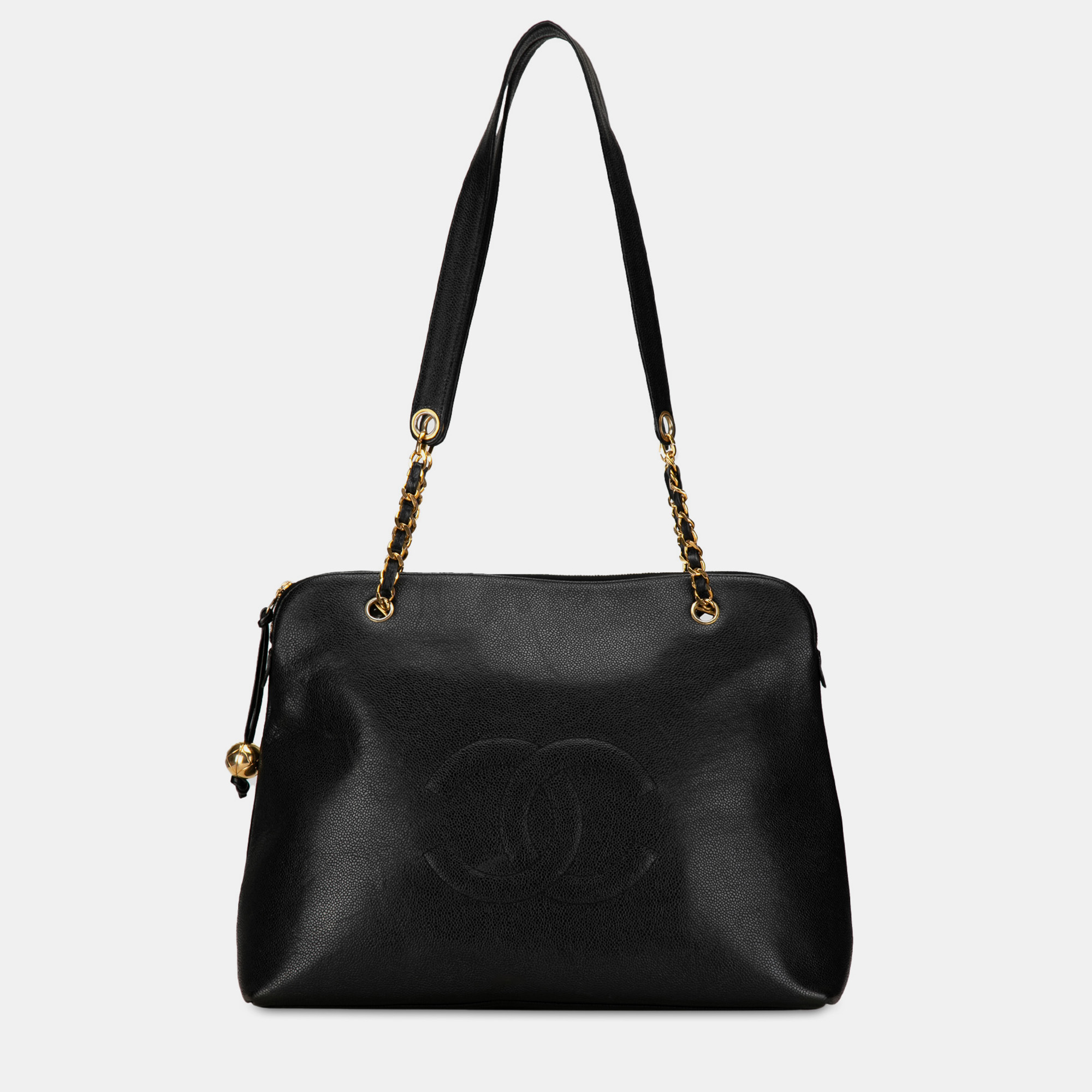 

Chanel CC Caviar Shoulder Bag, Black