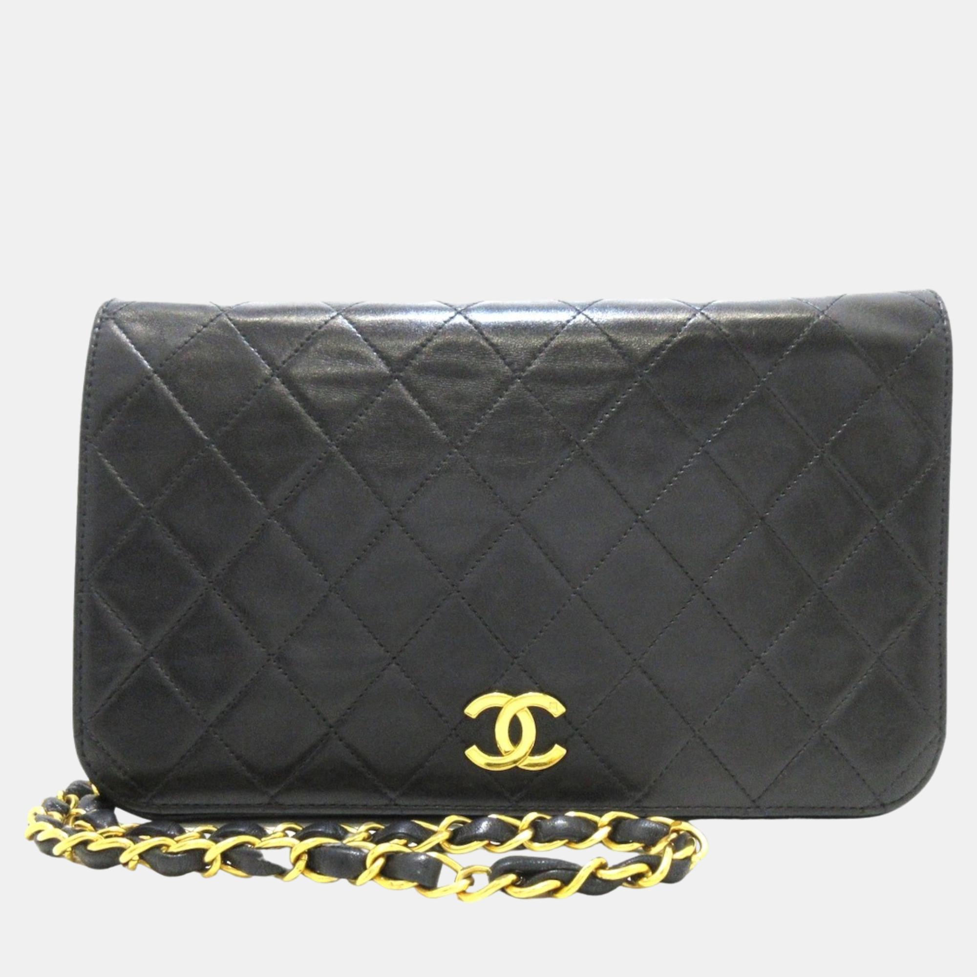 

Chanel Black Leather Wallet On Chain Bag