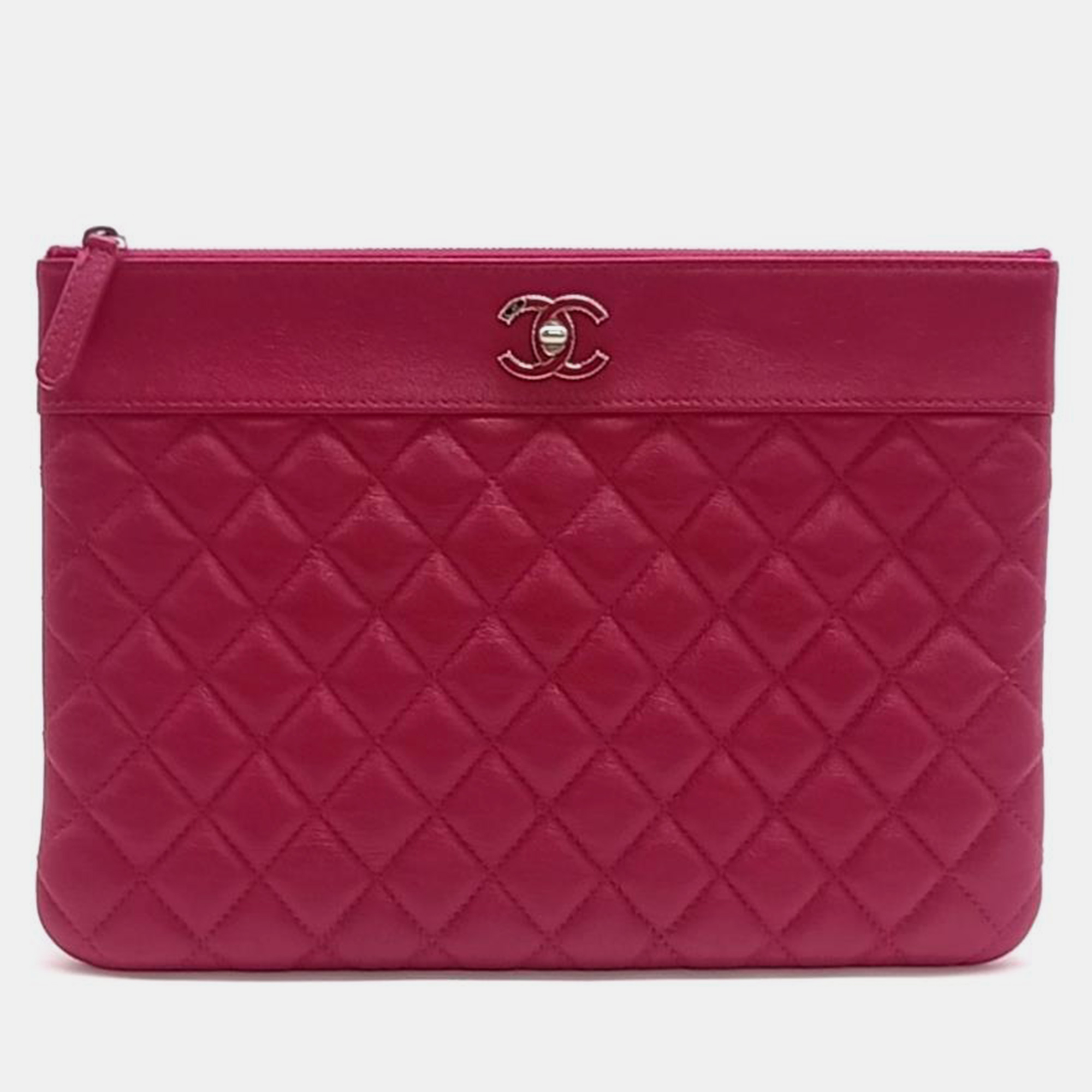 

Chanel Mademoiselle New Medium Clutch, Pink