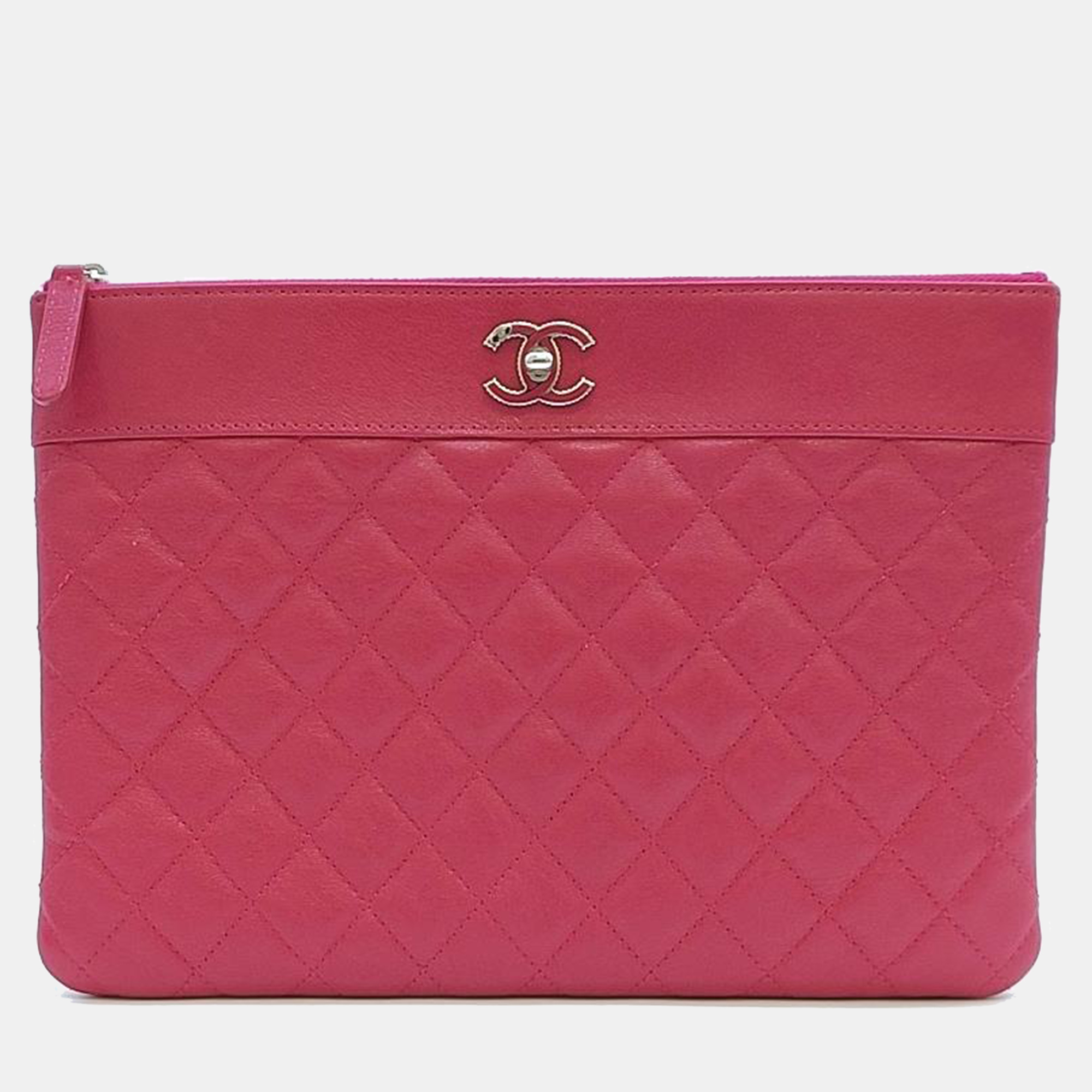 

Chanel Mademoiselle New Medium Clutch, Pink