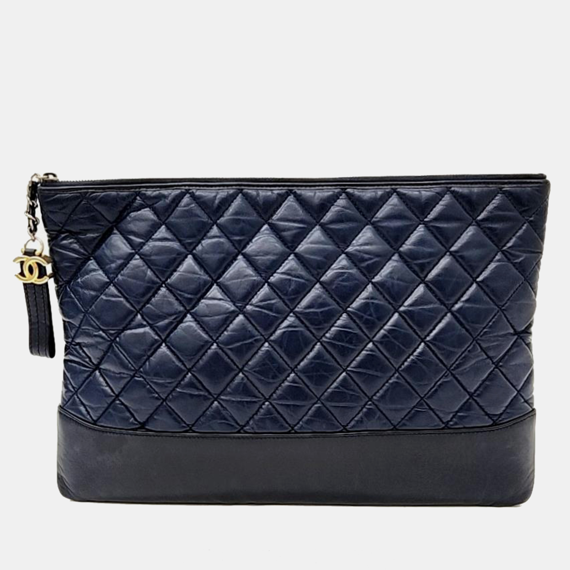 

Chanel Gabriel Large Clutch, Navy blue