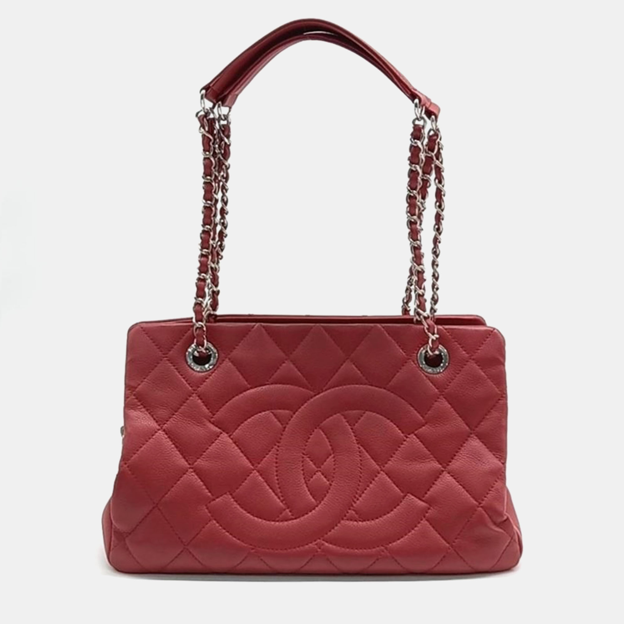 

Chanel Caviar Timeless CC Shoulder Bag, Red