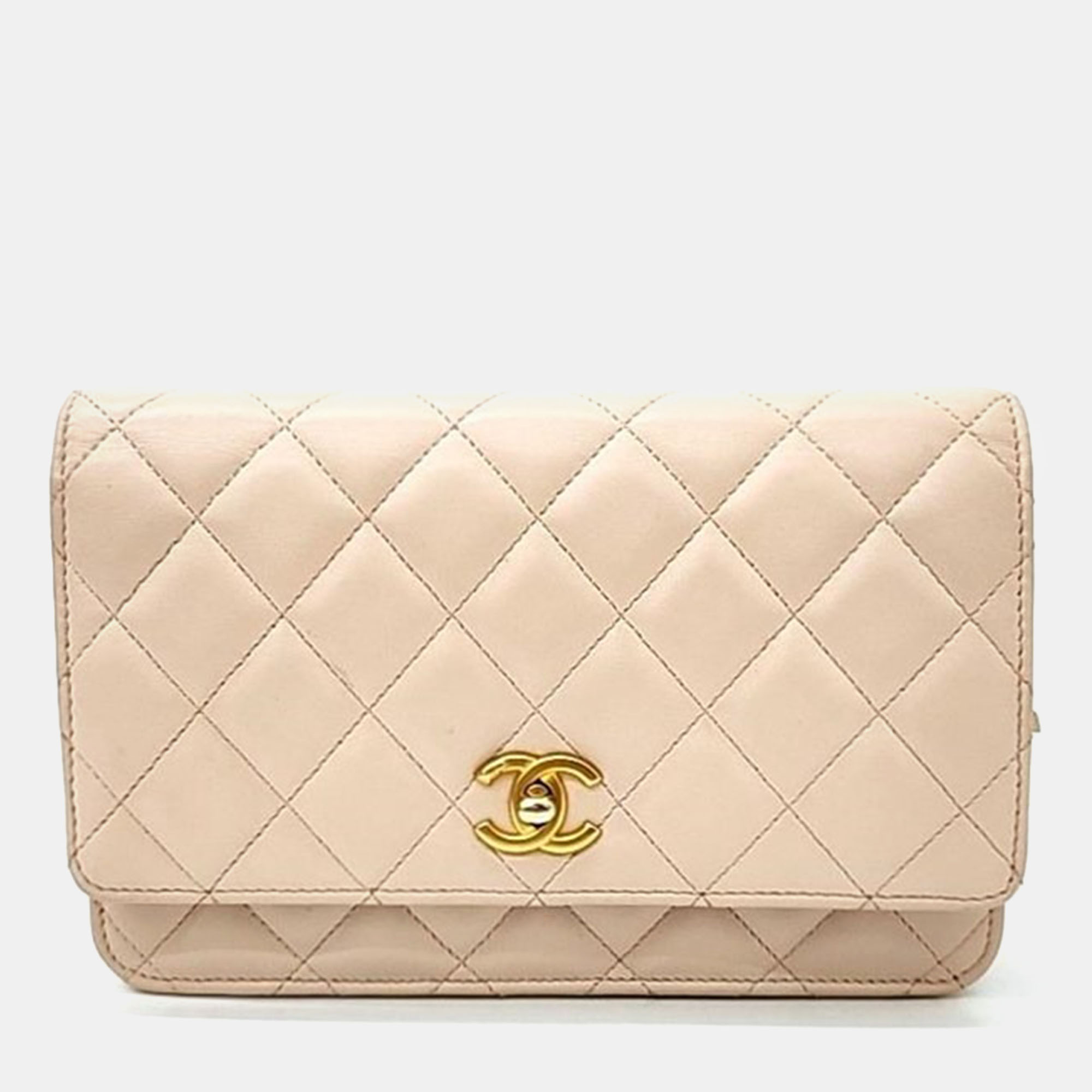 

Chanel Beige Caviar Leather WOC Mini Crossbody Bag