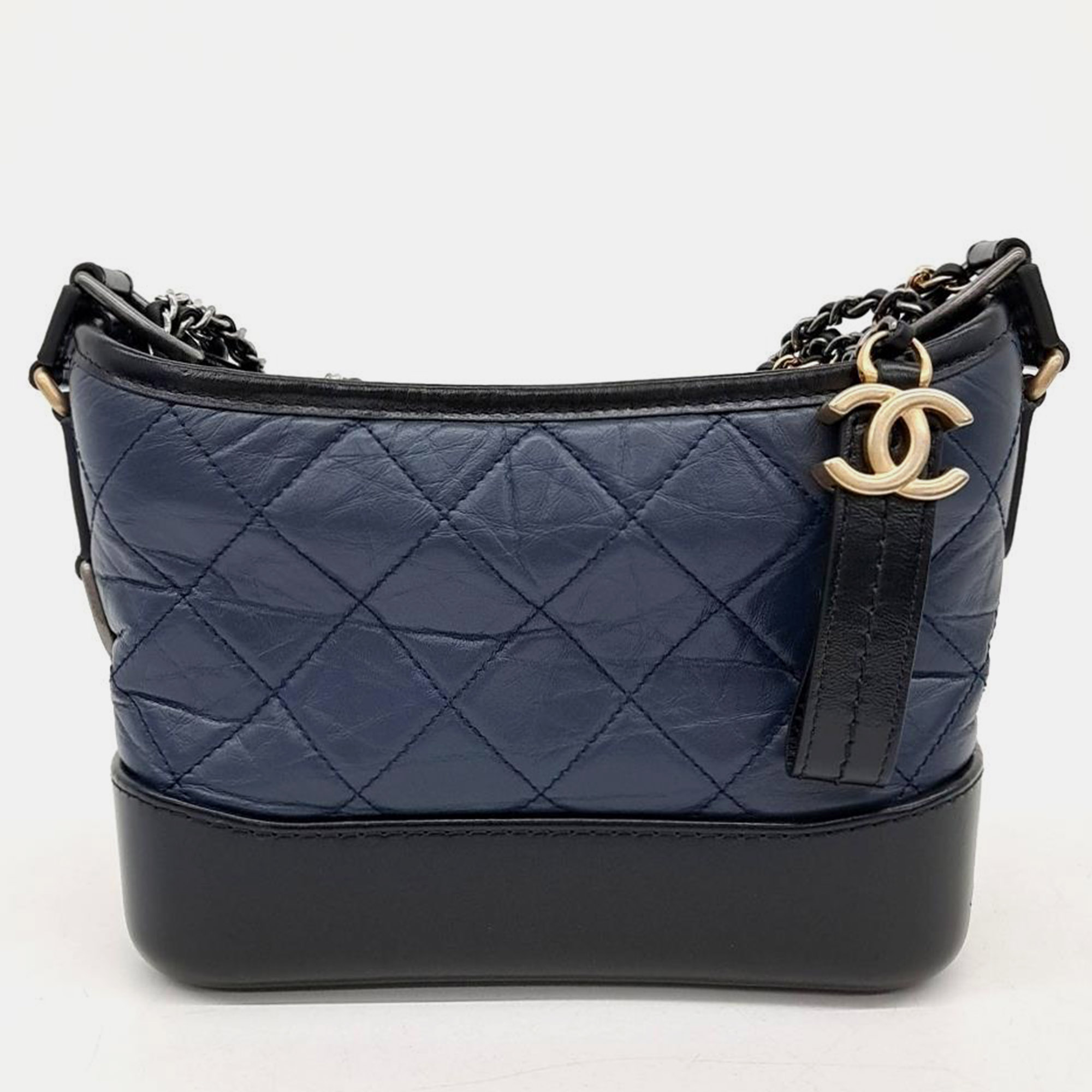 

Chanel Gabrielle Hobo Small Bag, Navy blue