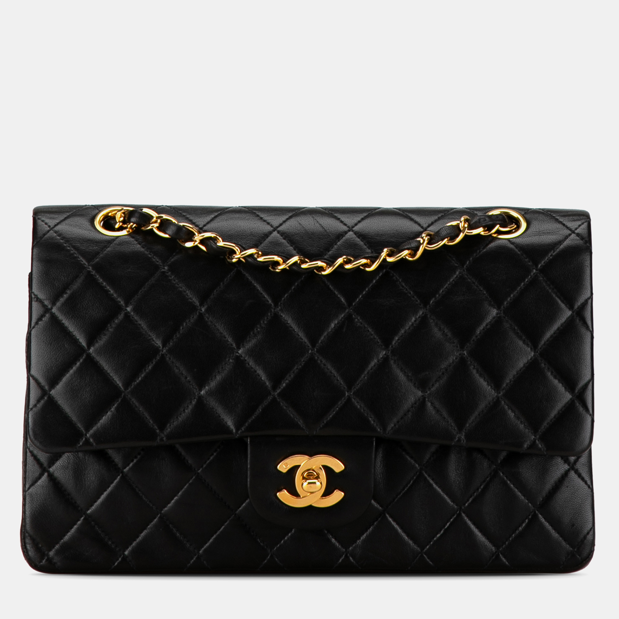 

Chanel Medium Classic Lambskin Double Flap Bag, Black