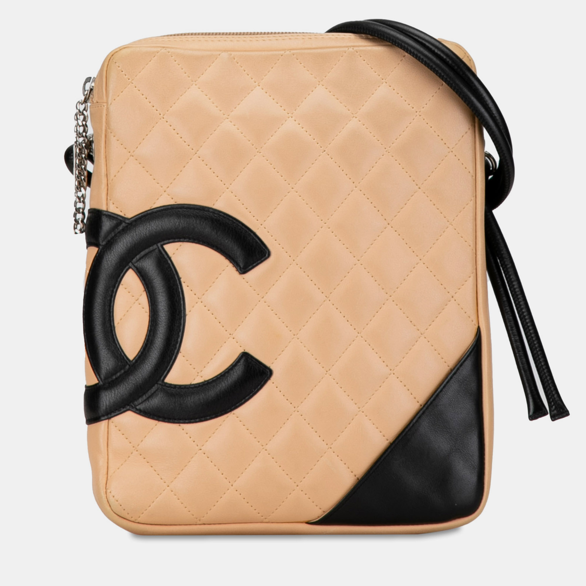 

Chanel Lambskin Cambon Ligne Crossbody Bag, Orange