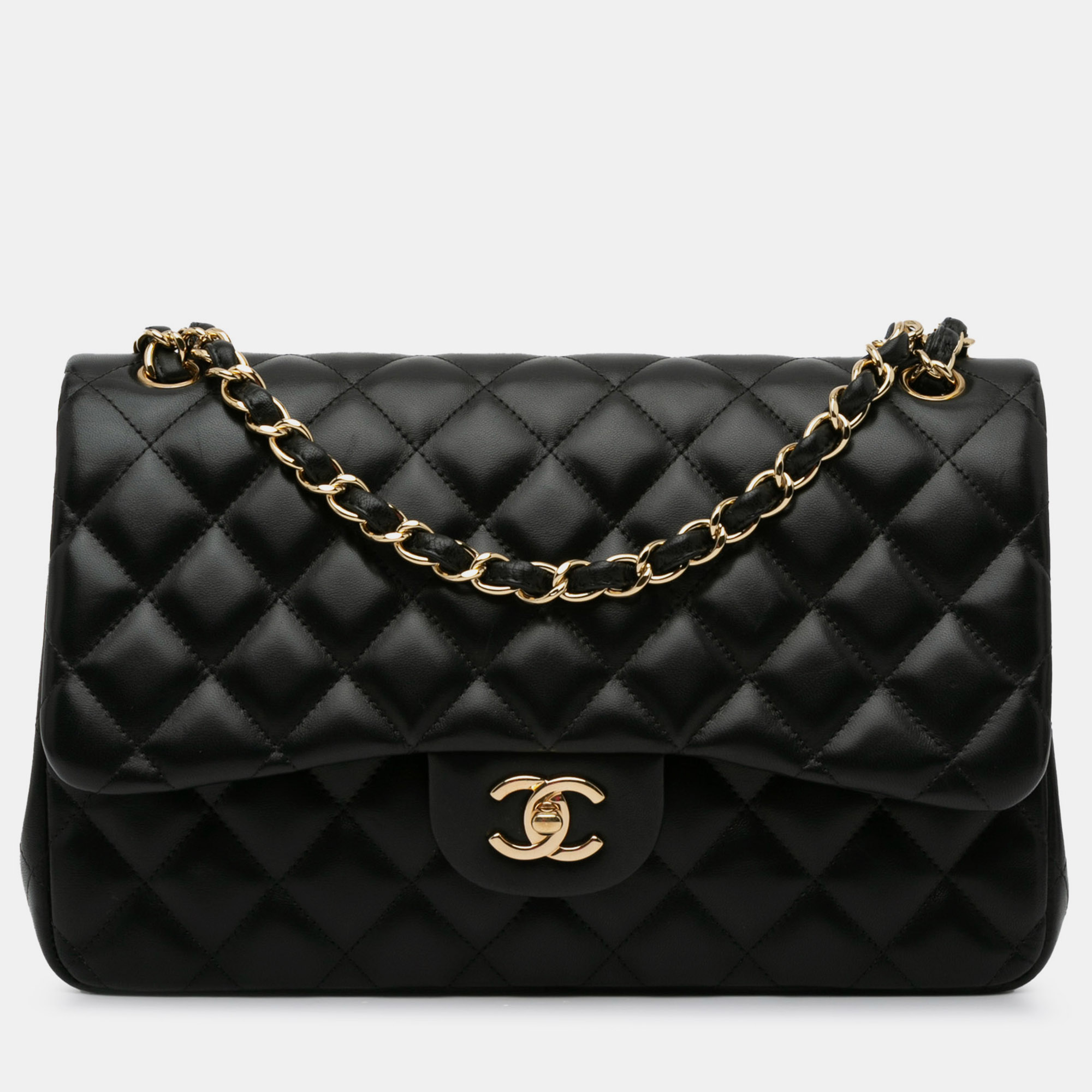 

Chanel Jumbo Classic Lambskin Double Flap, Black