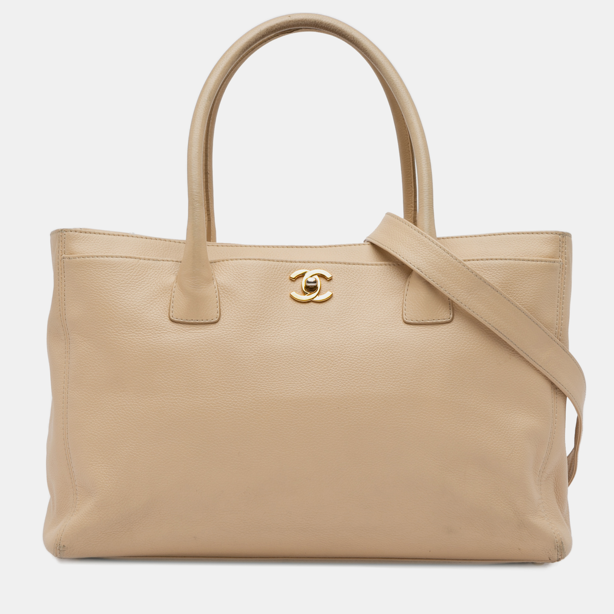 

Chanel Medium Executive Cerf Tote Bag, Beige