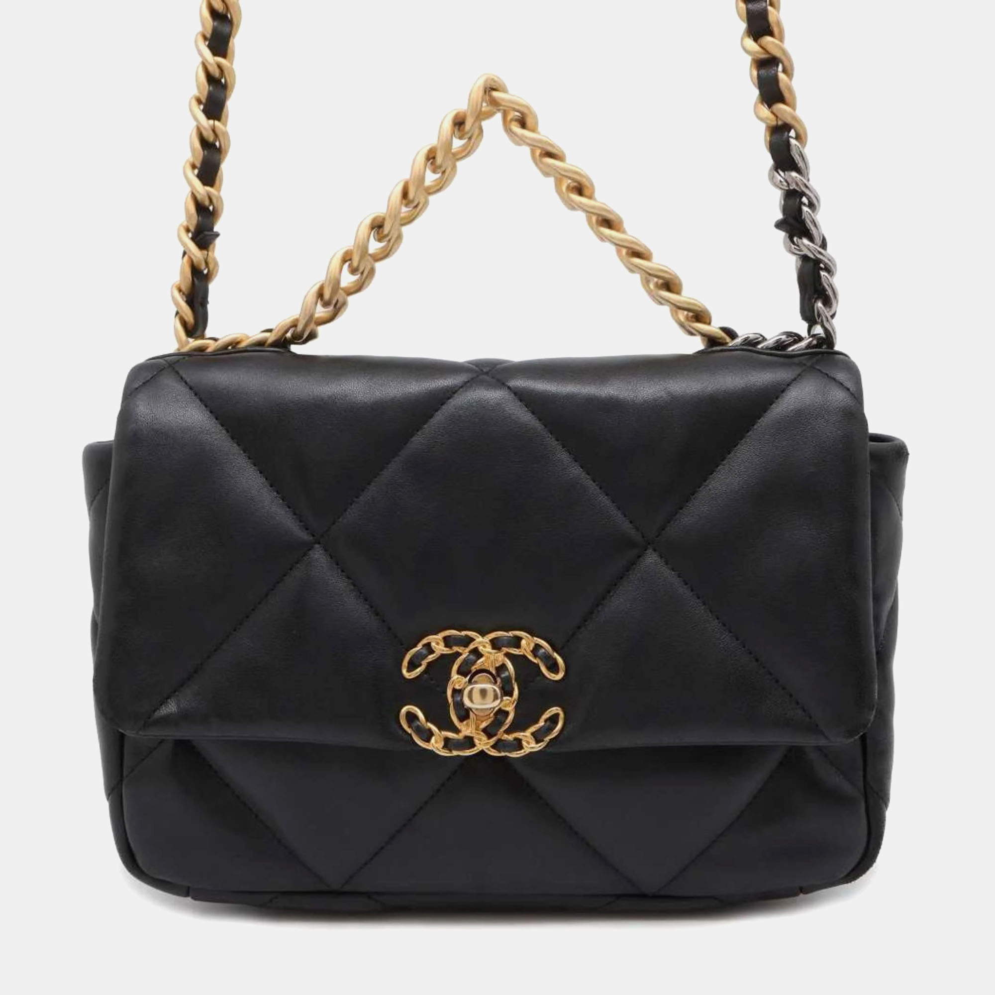 

Chanel Black Leather  19 Shoulder Bags