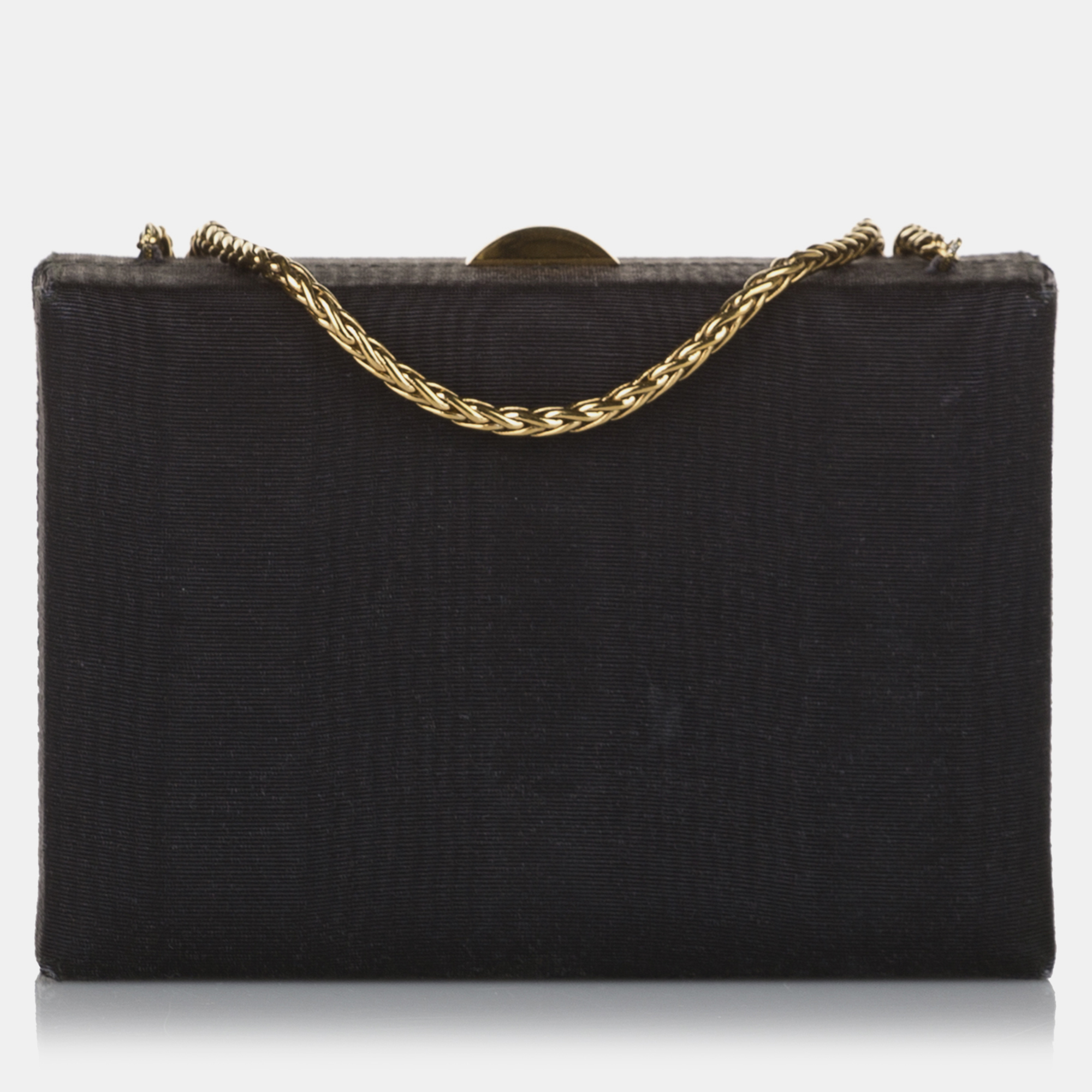

Chanel Canvas Crossbody Bag, Black