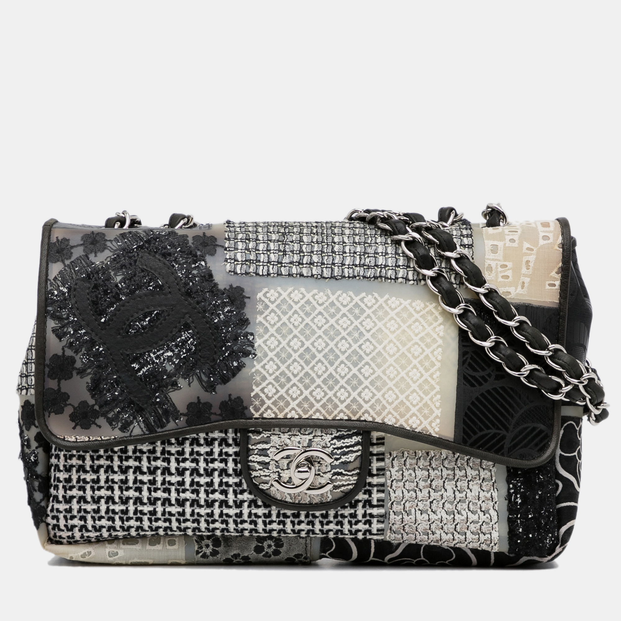 

Chanel Jumbo CC Patchwork Classic Flap, Black