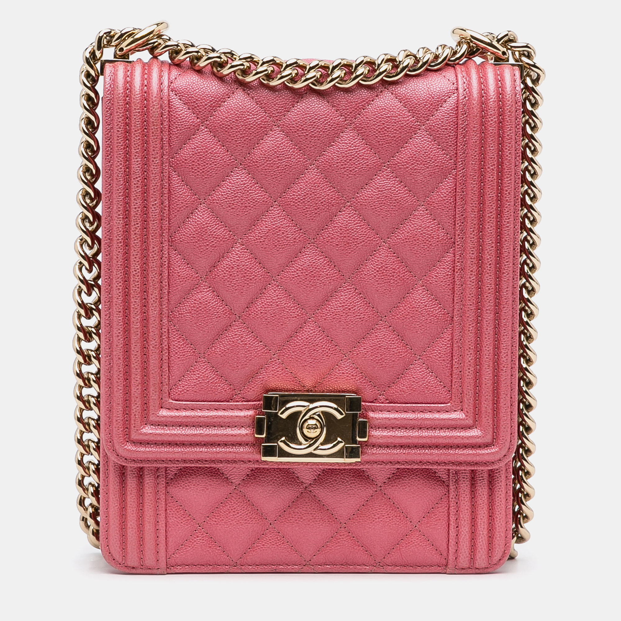 

Chanel North South Boy Flap, Pink