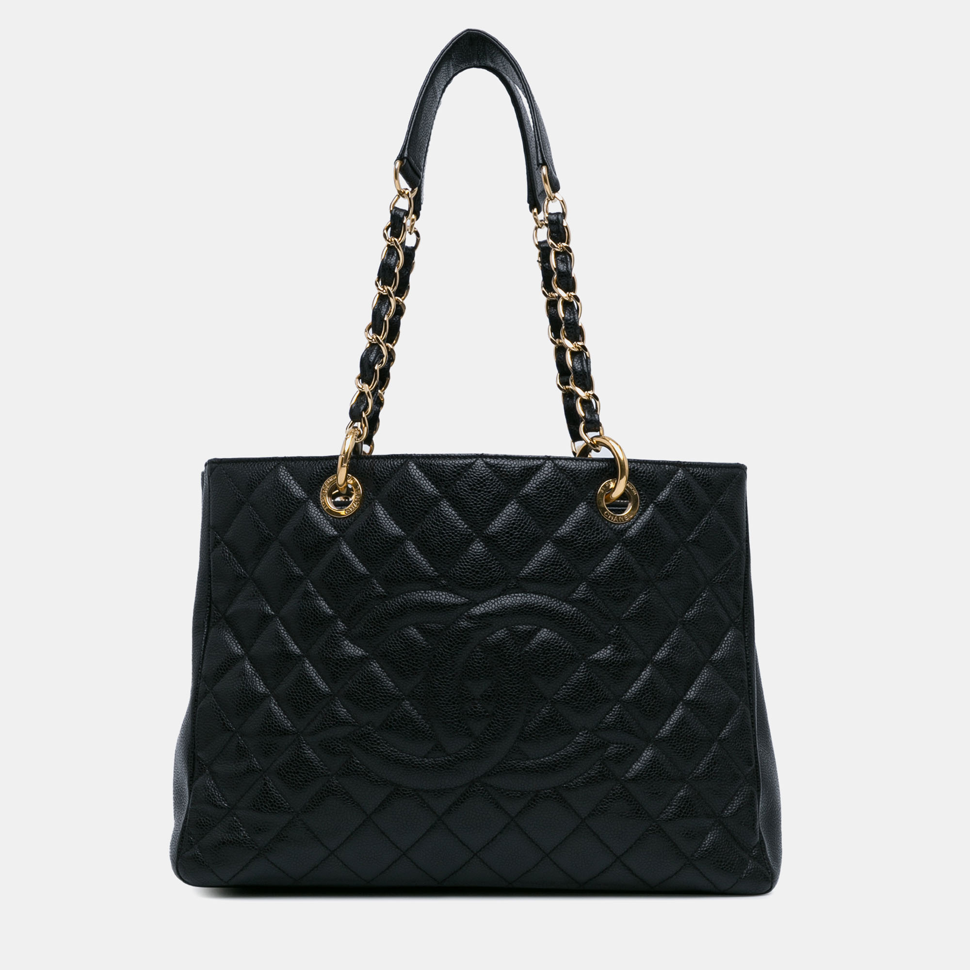 

Chanel Caviar Grand Shopping Tote, Black