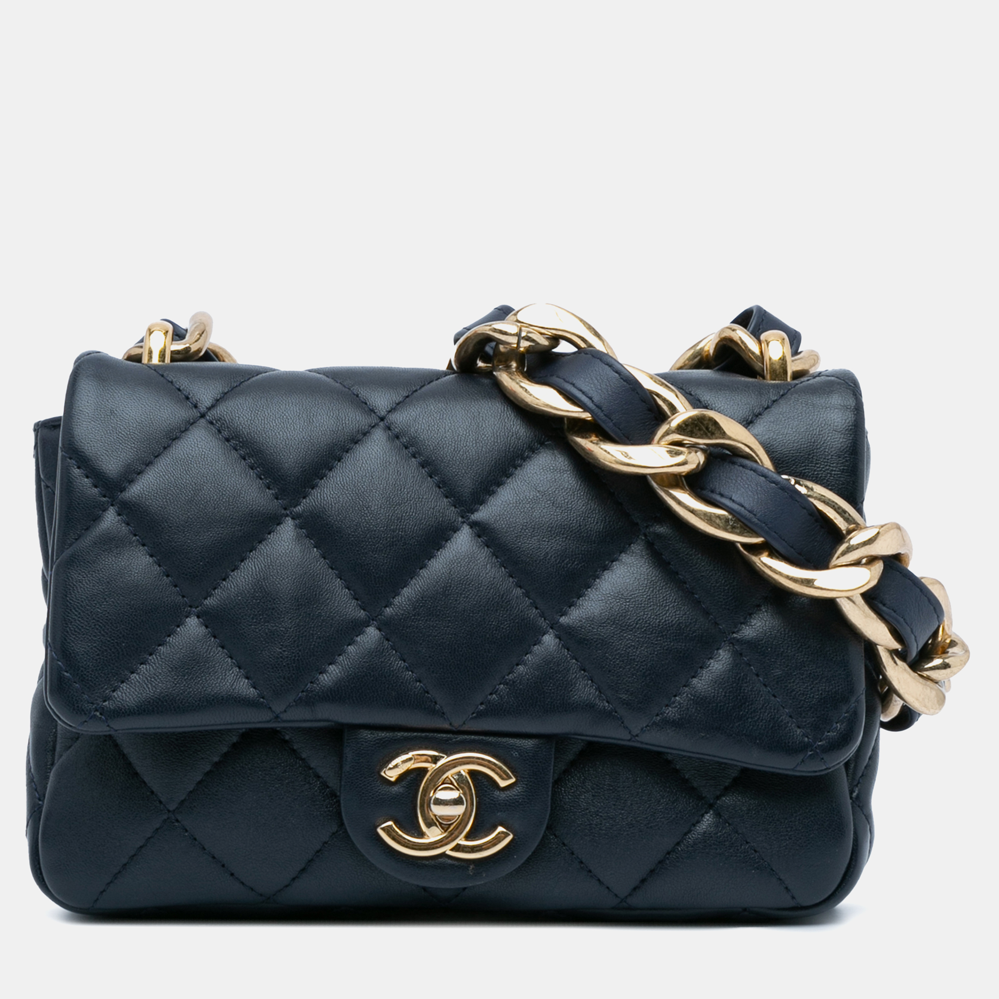 

Chanel Small Quilted Lambskin Funky Town Flap, Blue