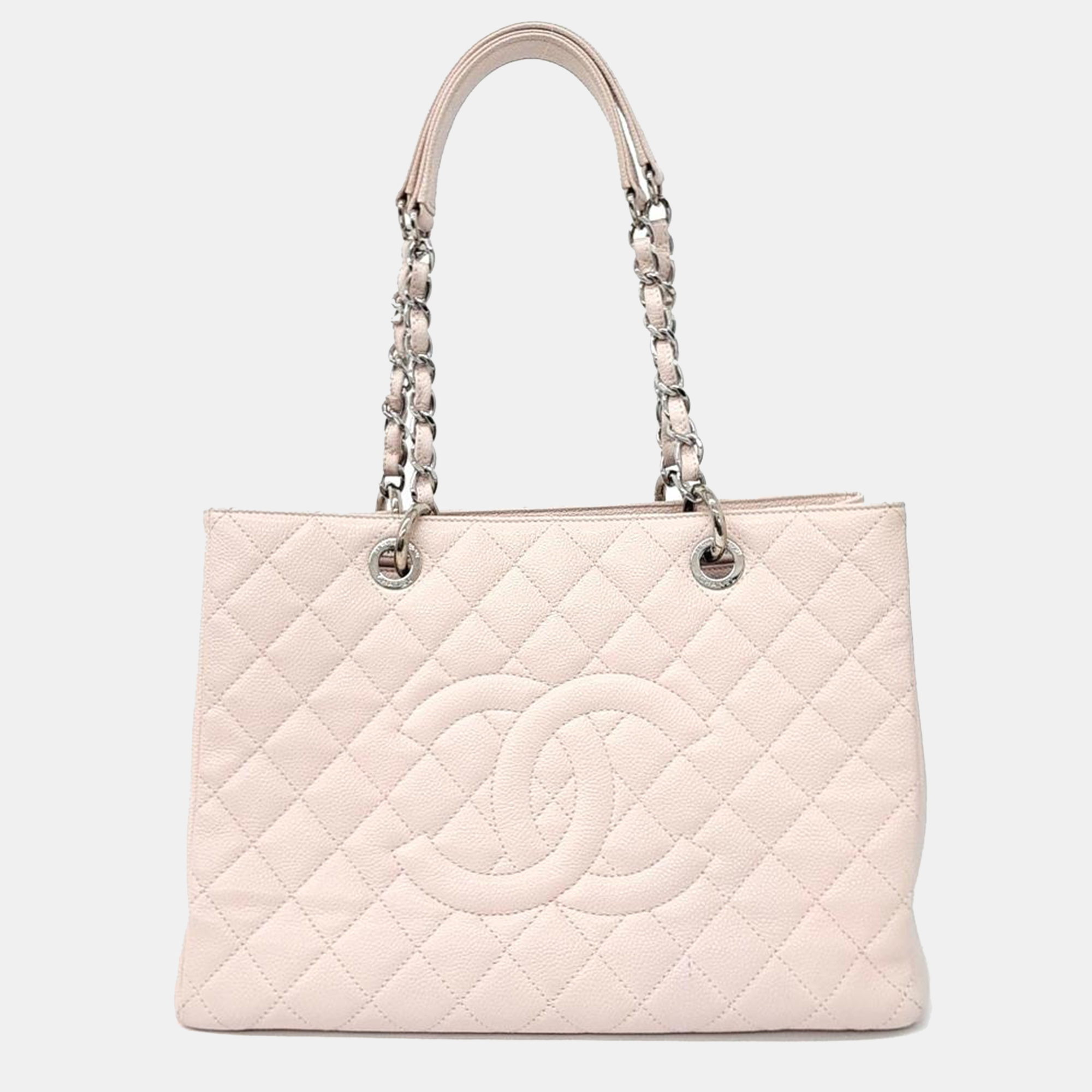 

Chanel Caviar Grand Shopping Bag, Pink